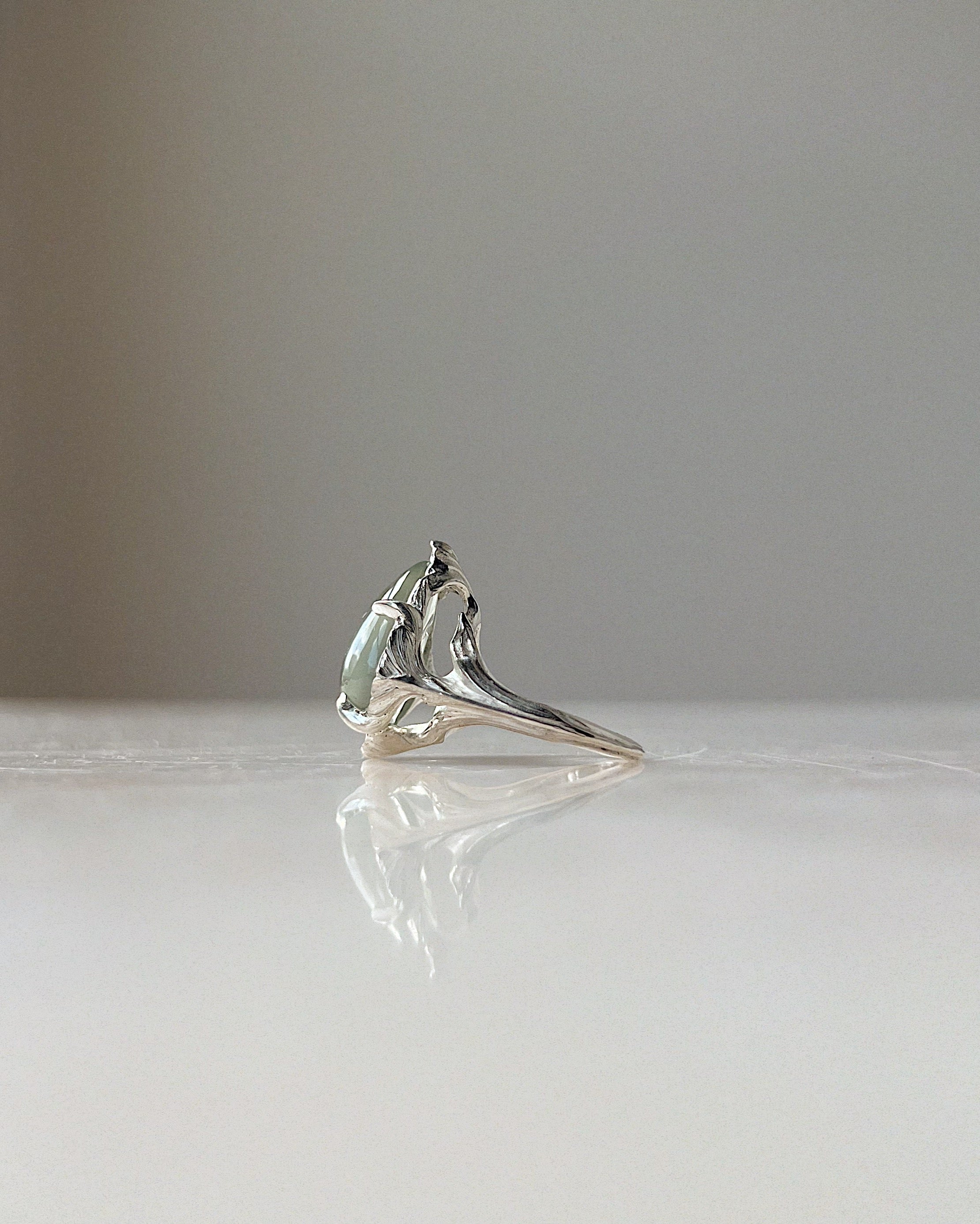Dewdrop // Silver + Moonstone