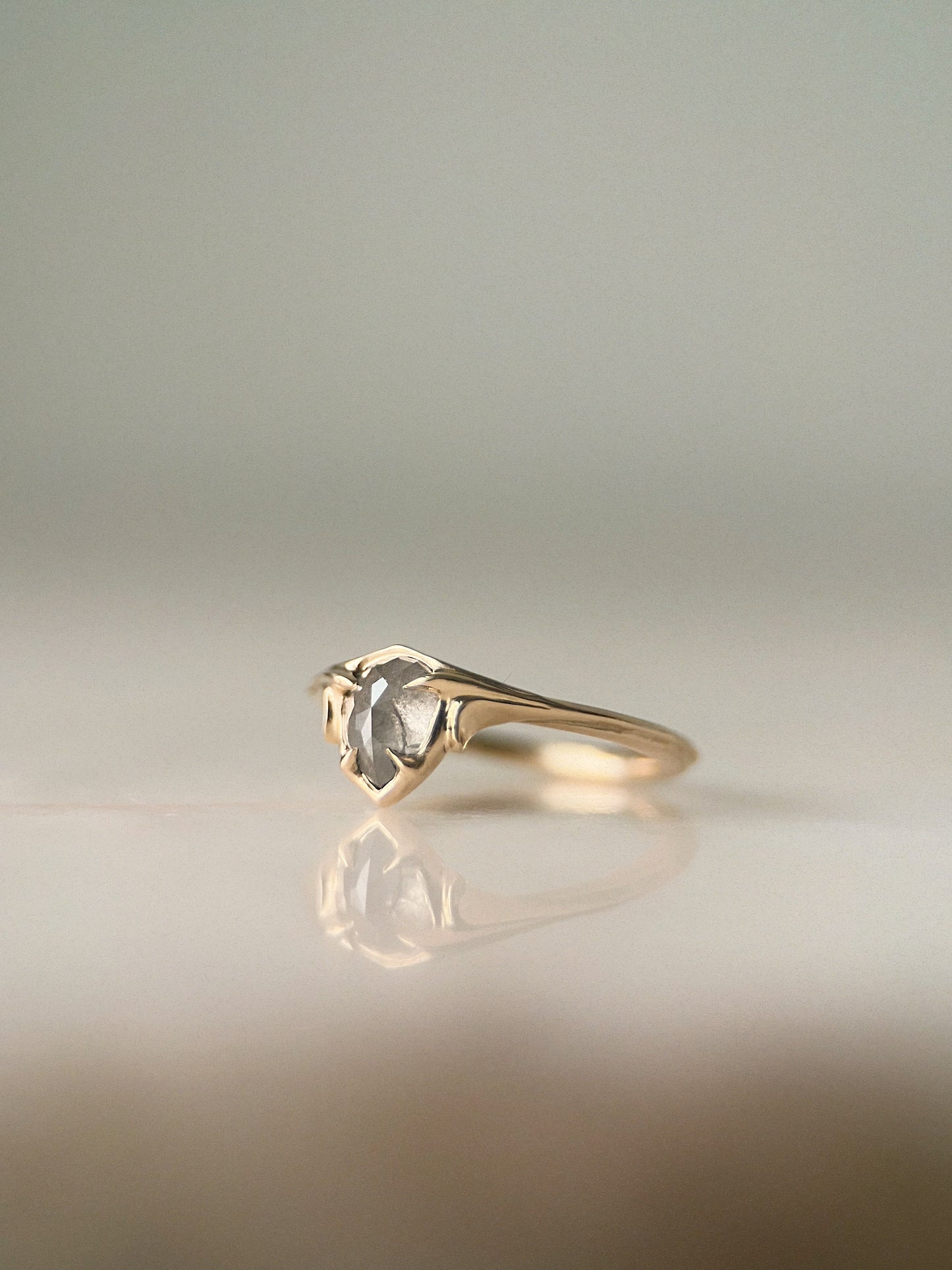 Baby Eden II // 14k Gold + 0.88ct Diamond // Ring