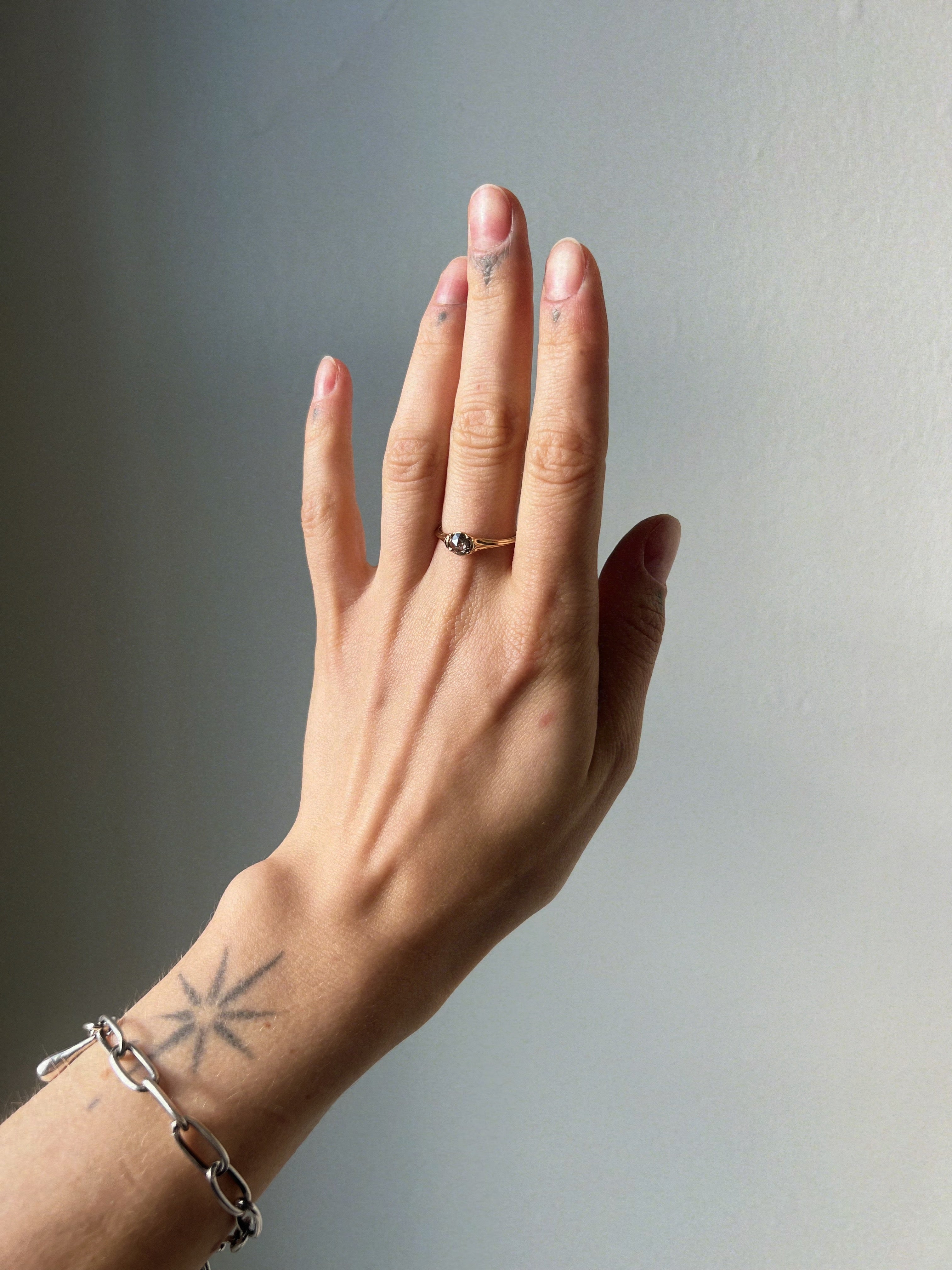 Reflecting Pool // 14ky + 0.52ct Diamond