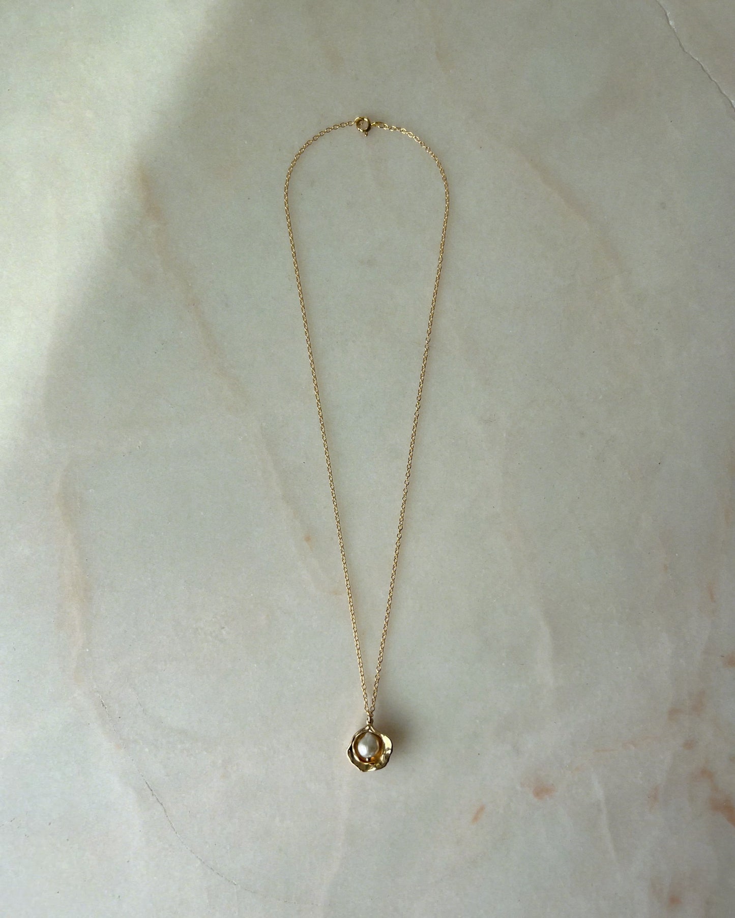 Divers II // 14k Gold // Small Freshwater Pearl // Necklace (RTS)