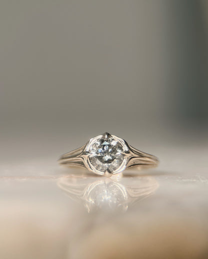 Rosette // One Of A Kind Ring // 14kw // 1.3ct Diamond