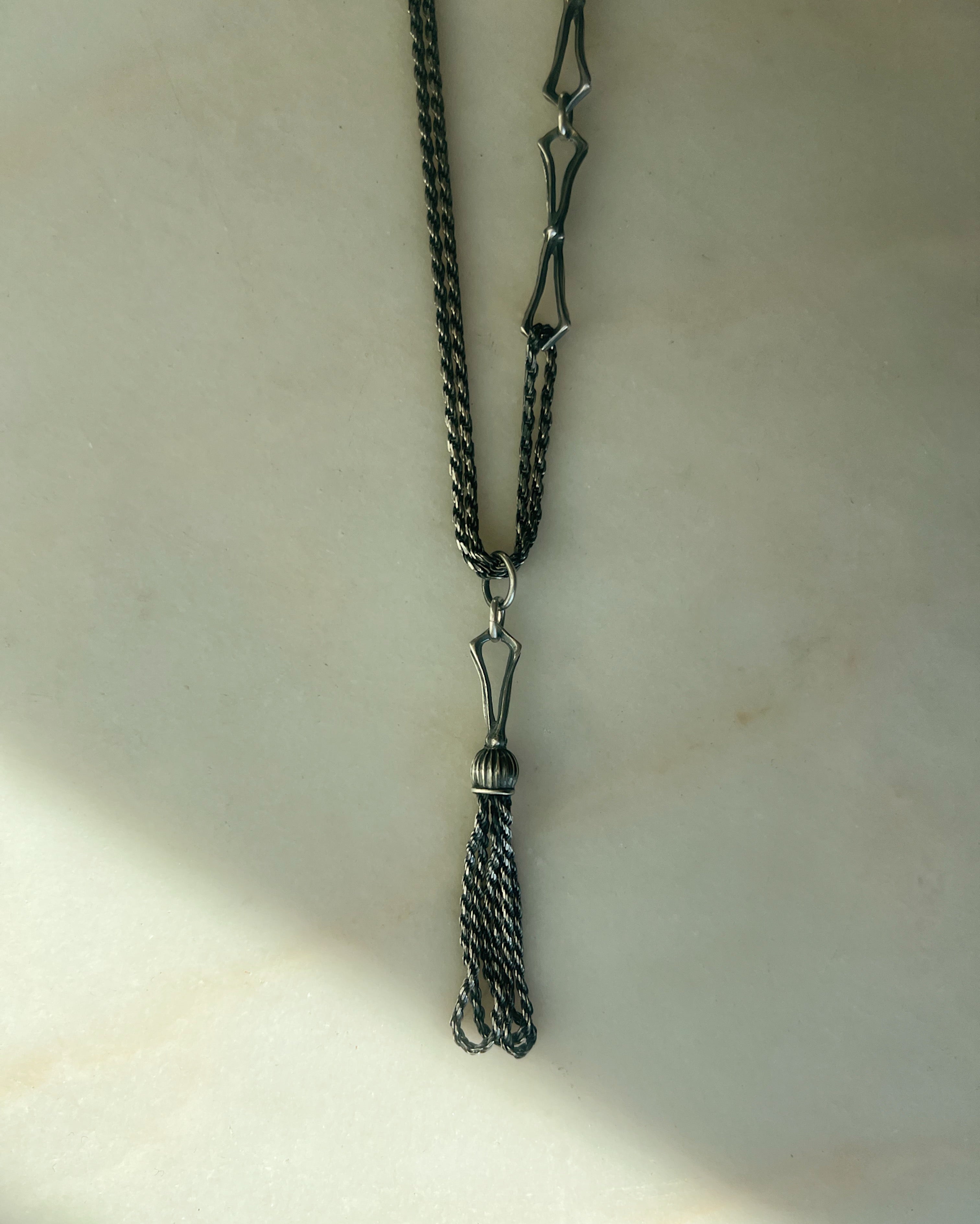Chiasmus // Silver Necklace