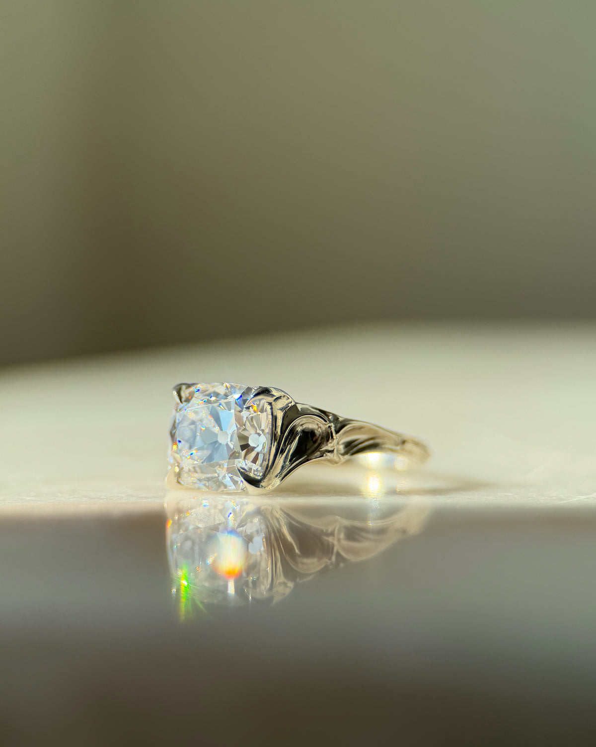 Rising Tide // 14kw + 4.08ct Diamond // 6.75