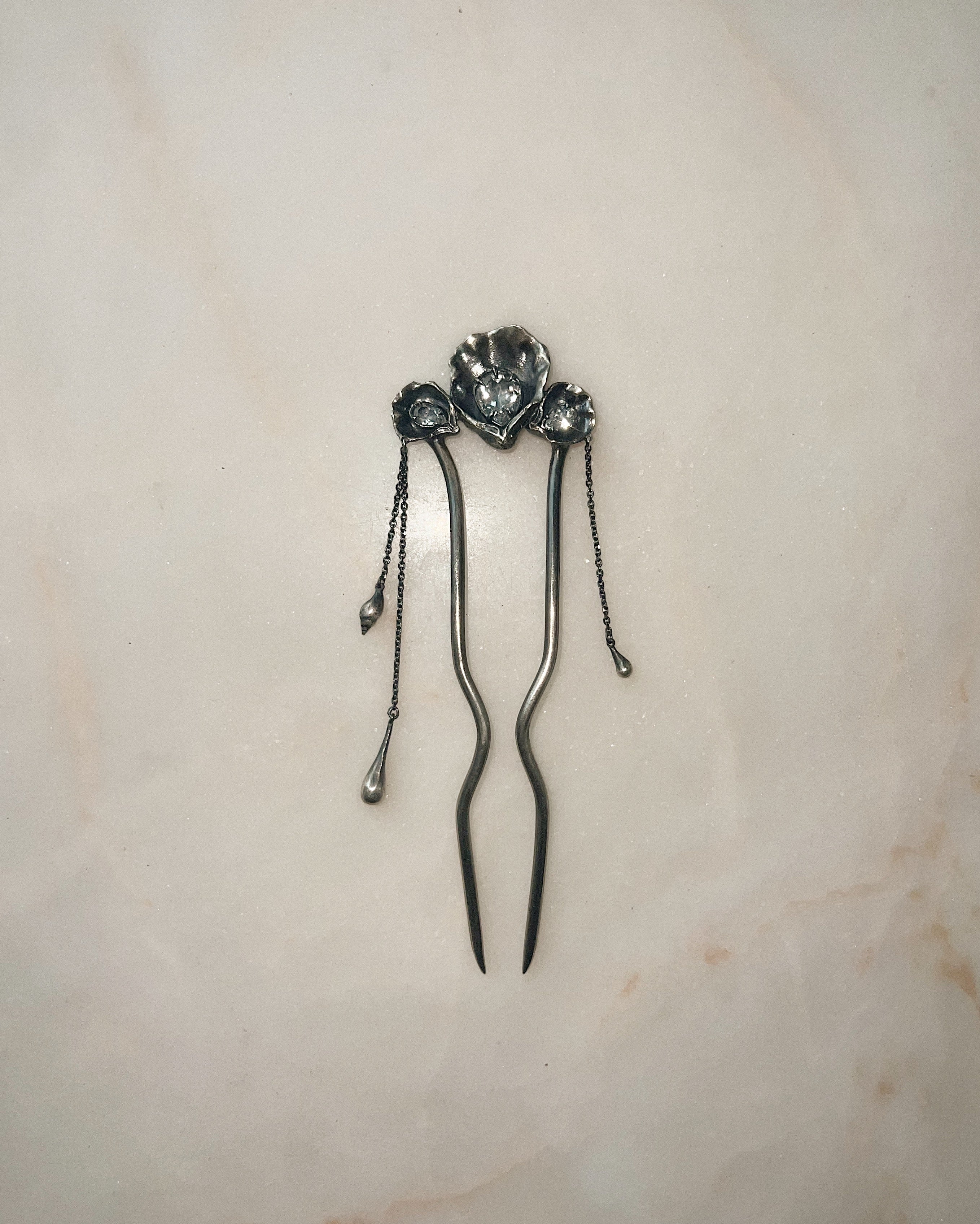 Sea Nymph // Silver French Pin
