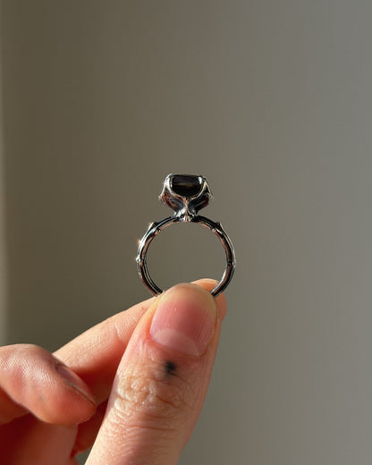 The Tower // Sterling Silver + 1.65ct Sapphire // Ring