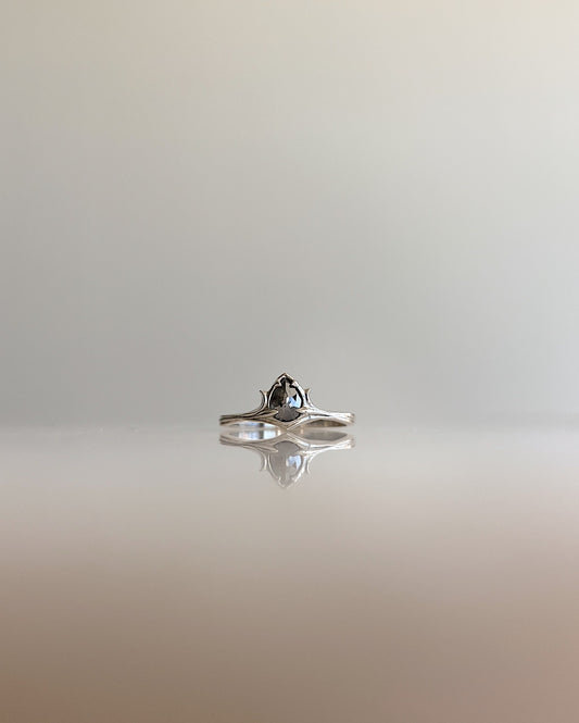 Eden II // 14k White Gold + Diamond // Ring