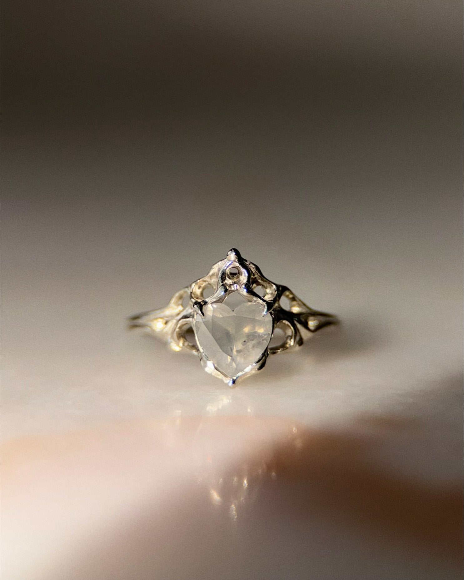 Sacred Heart // 14kw Gold + 0.79ct Diamond // 4.75
