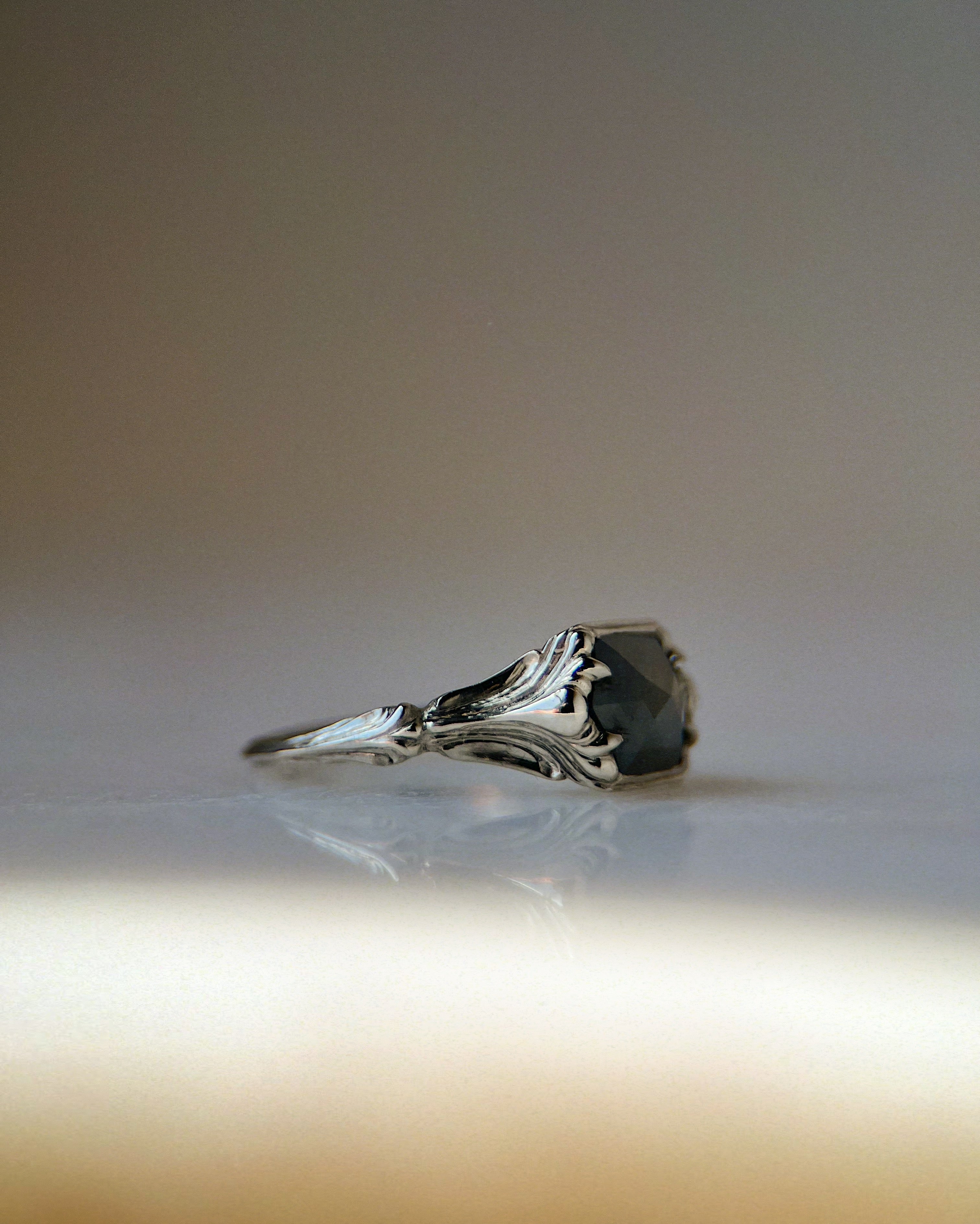 Mausoleum II // 14kw + 1.53ct Diamond