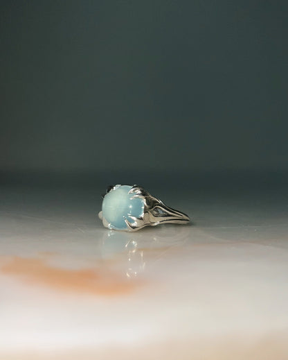 Of the Earth // Milky Aquamarine One of a Kind // Size 6.5