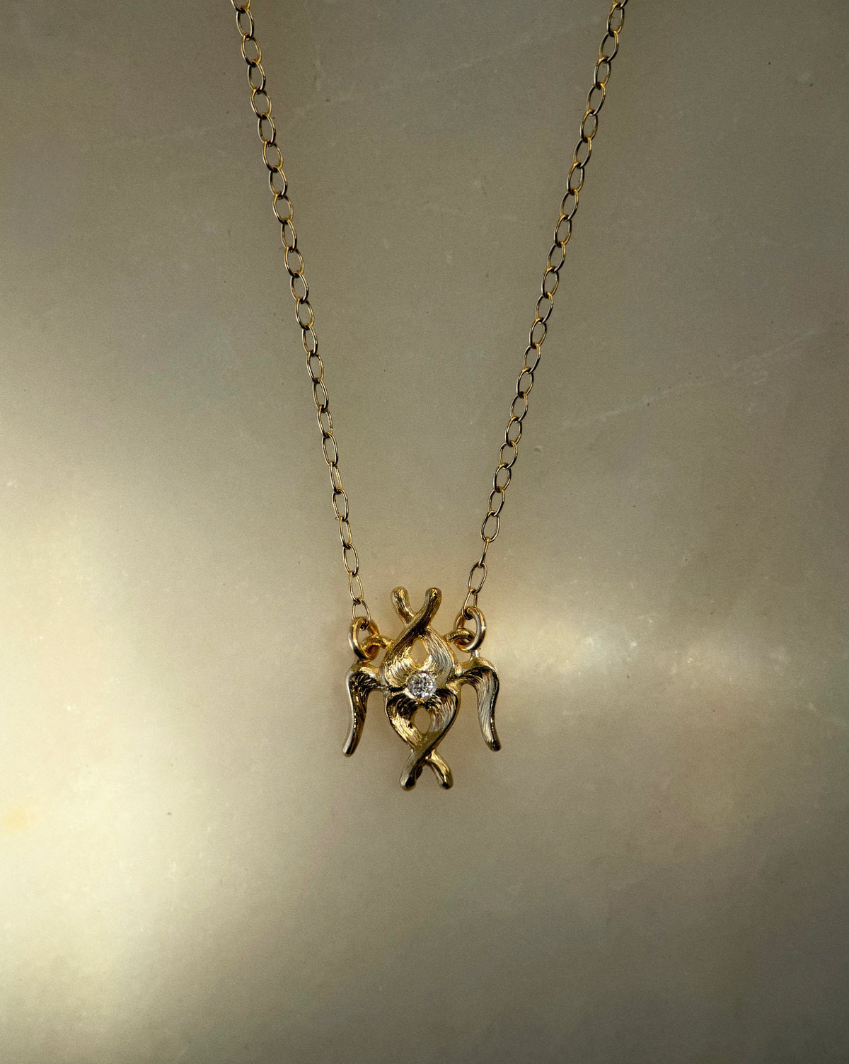 Baby Seraphim // 1.5mm // Gold Necklace