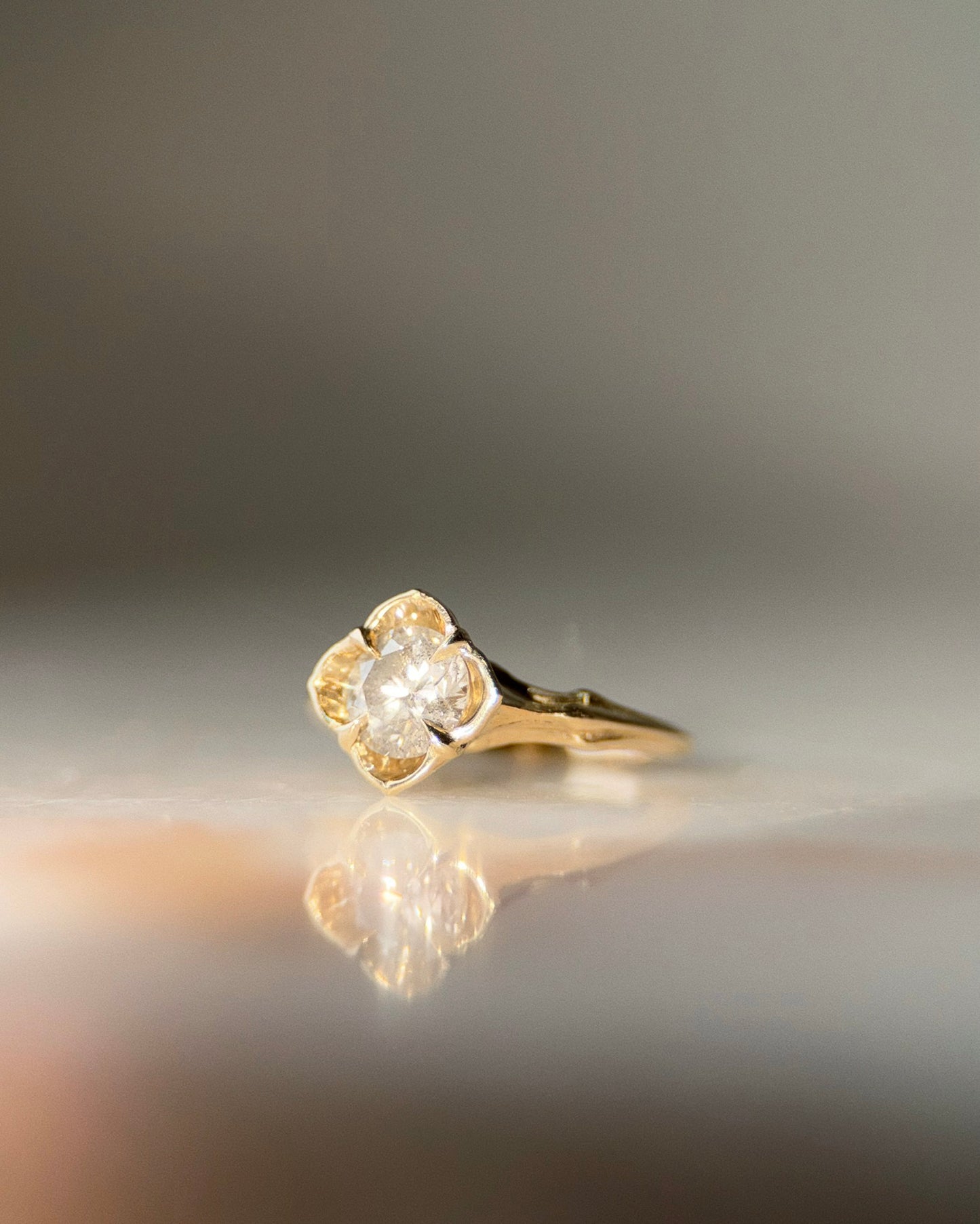 Baby Daphne // 6.5mm Stone // 14k Gold // Ring