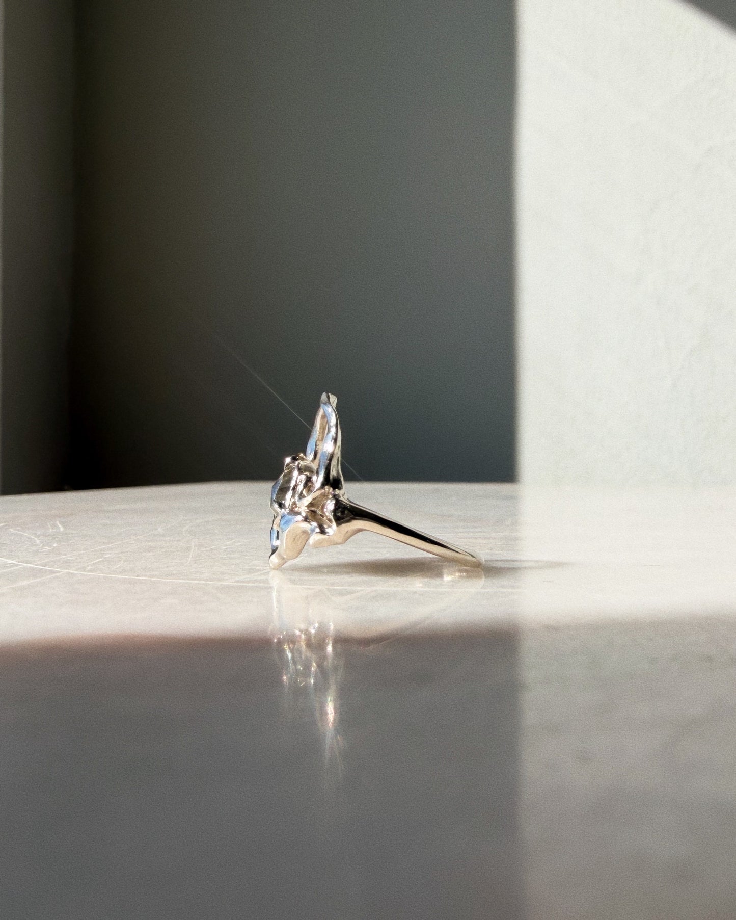 Scarab // One Of A Kind Ring // 14kw // 0.67ct Diamond