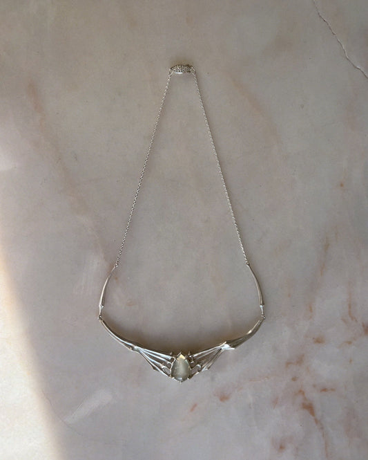 Rib Vault II // One of a Kind Moonstone // Necklace