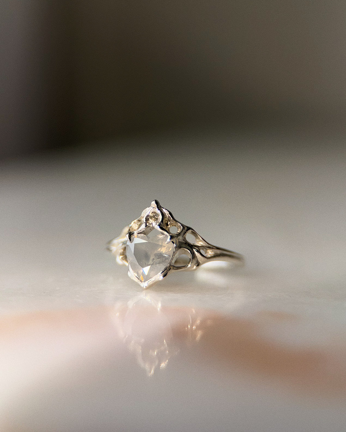 Sacred Heart // 14kw Gold + 0.79ct Diamond // 4.75
