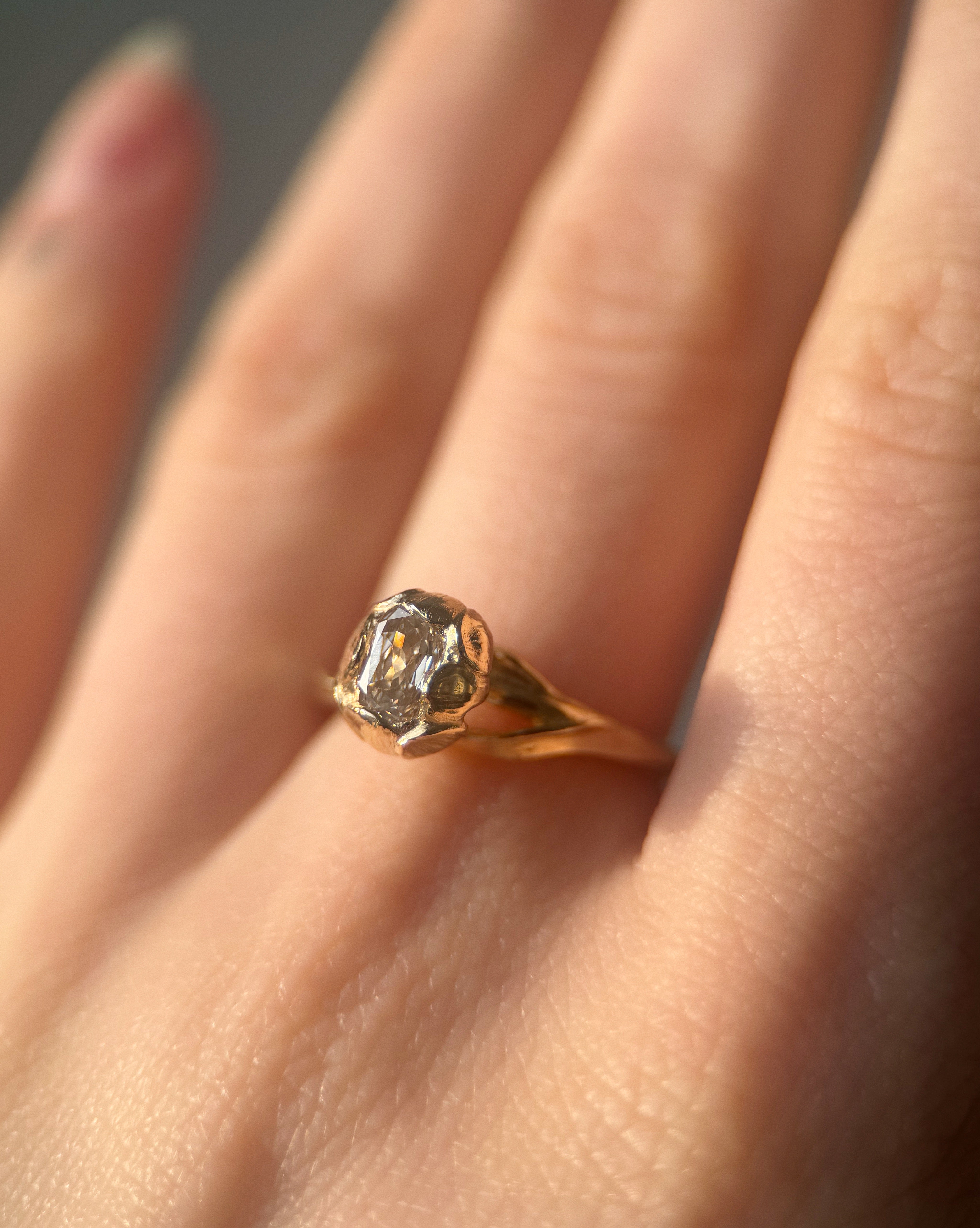 Natasha Pt I // 14ky Gold + Champagne Diamond // 5.75