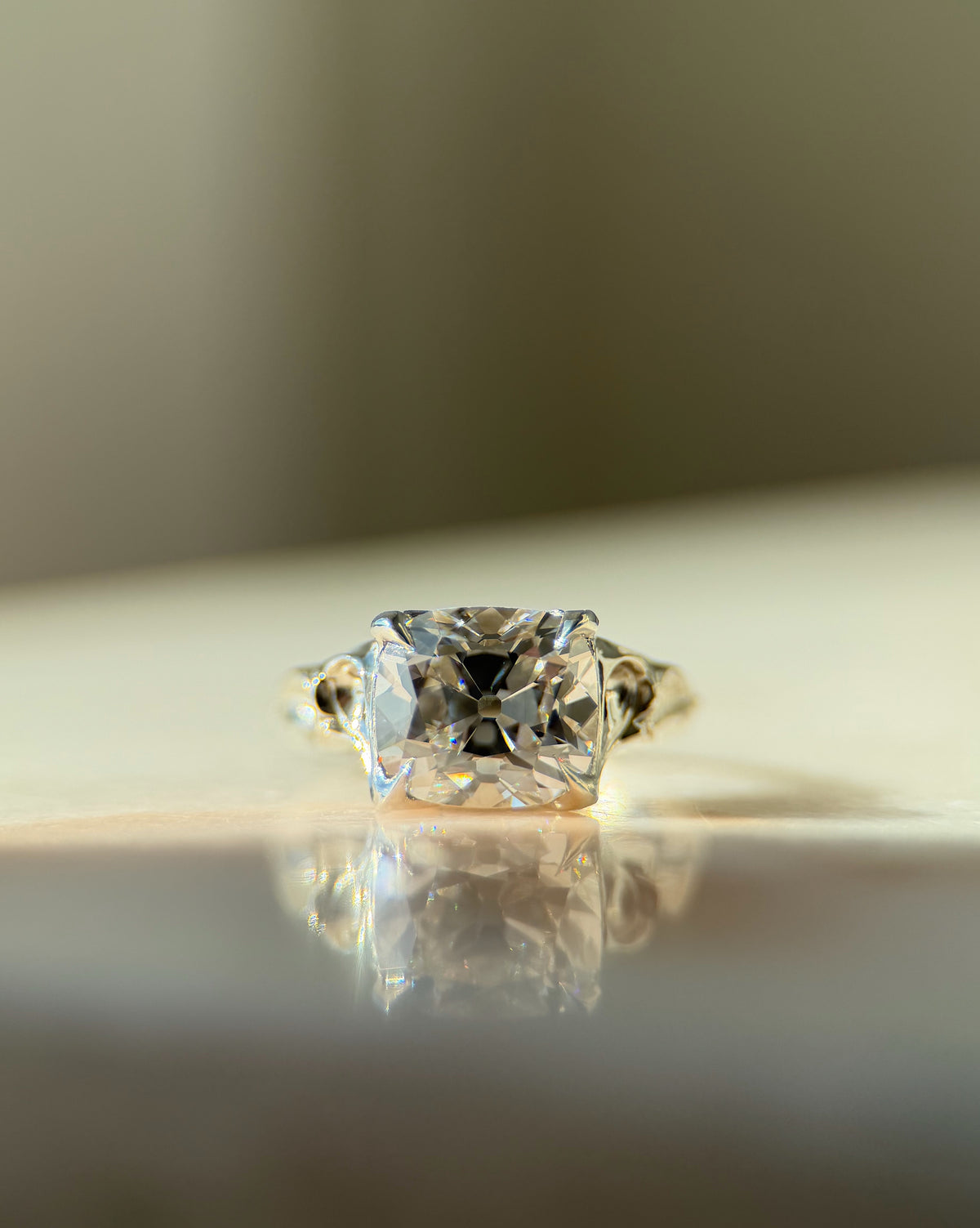 Rising Tide // 14kw + 4.08ct Diamond // 6.75