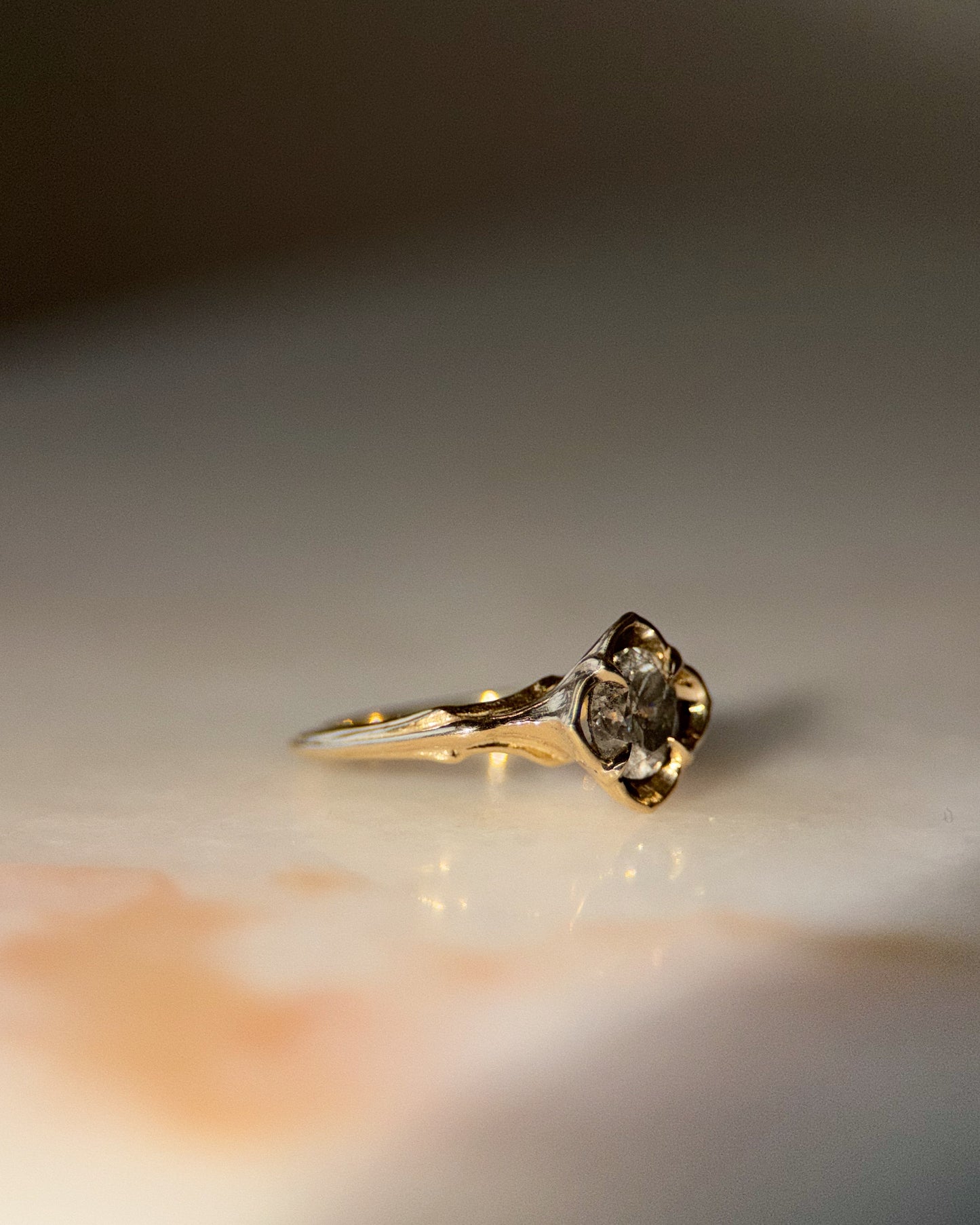 Baby Daphne // 6.5mm Stone // 14k Gold // Ring