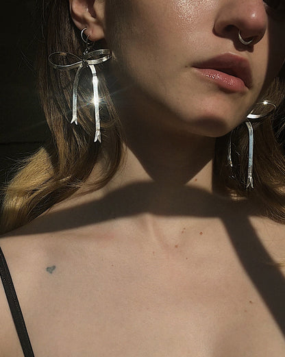 Ribbon Bows I // Limited // XL Earrings