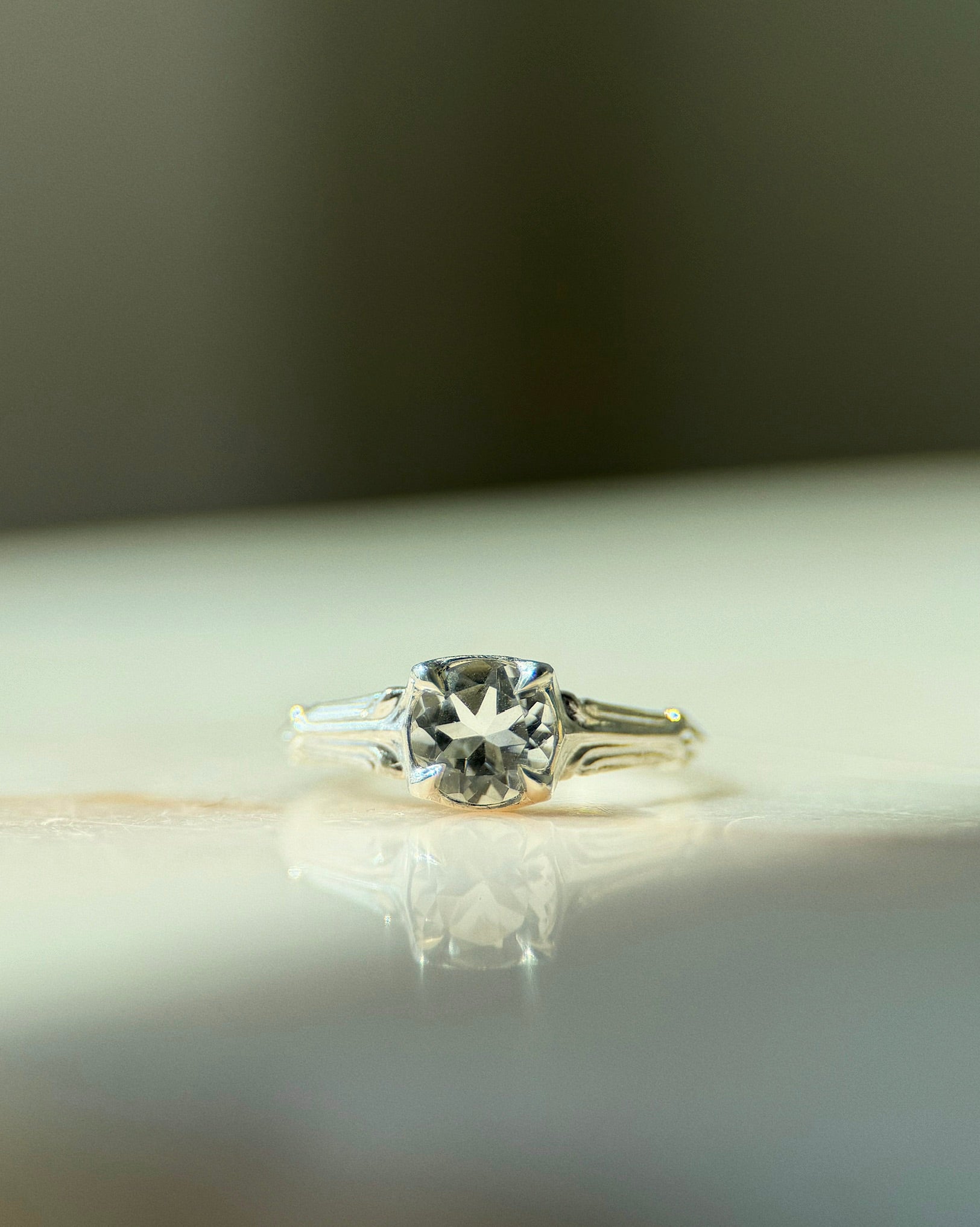 Pillars Pt II // 6.5mm Salt & Pepper Diamond // 6.75