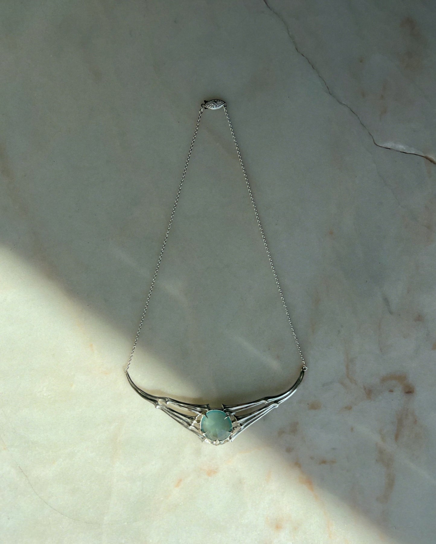 Rib Vault// One of a Kind Aquamarine // Necklace