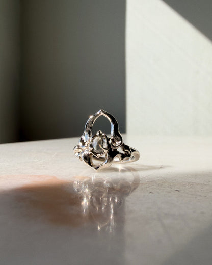 Scarab // One Of A Kind Ring // 14kw // 0.67ct Diamond