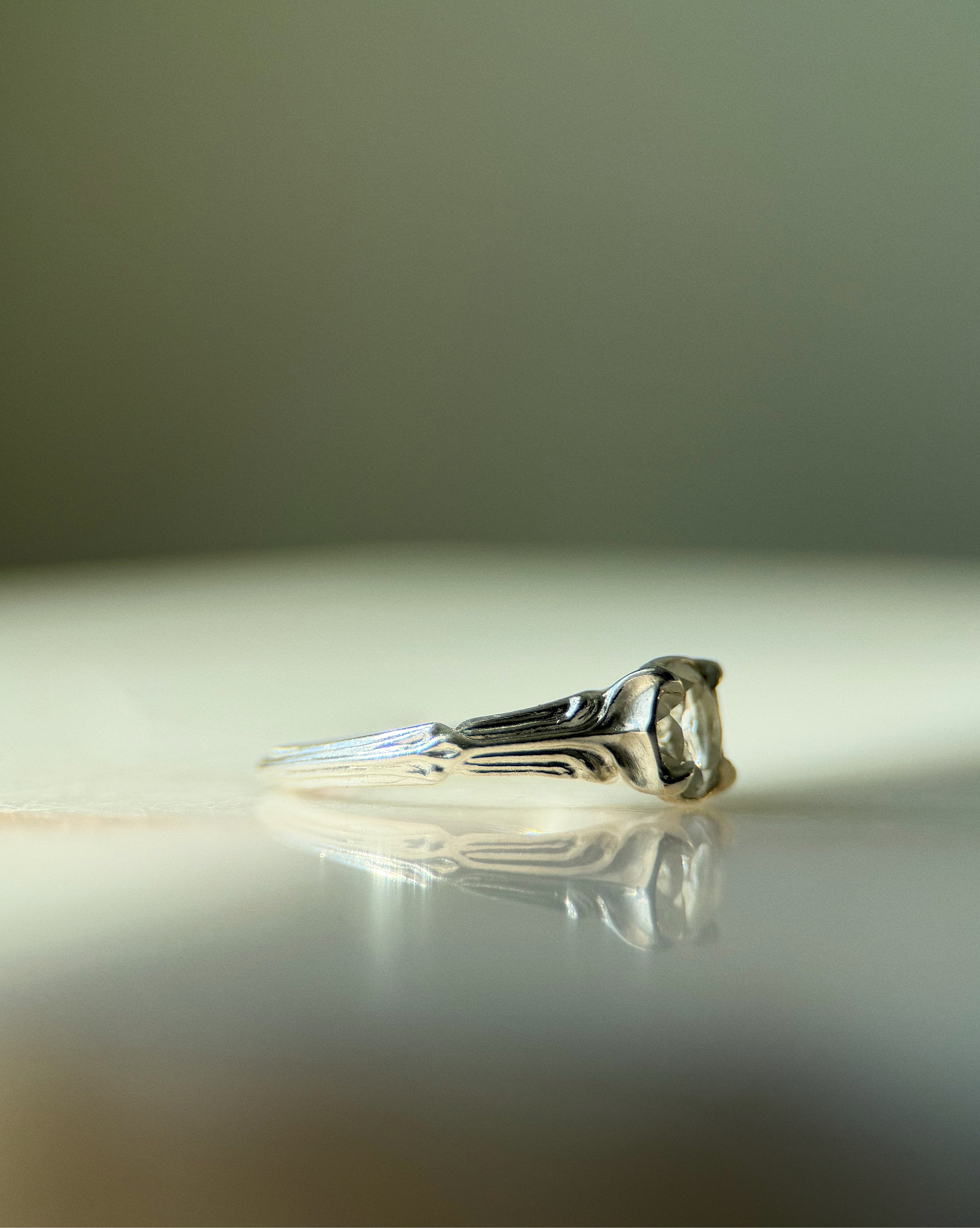 Pillars Pt II // 6.5mm Salt & Pepper Diamond // 6.75