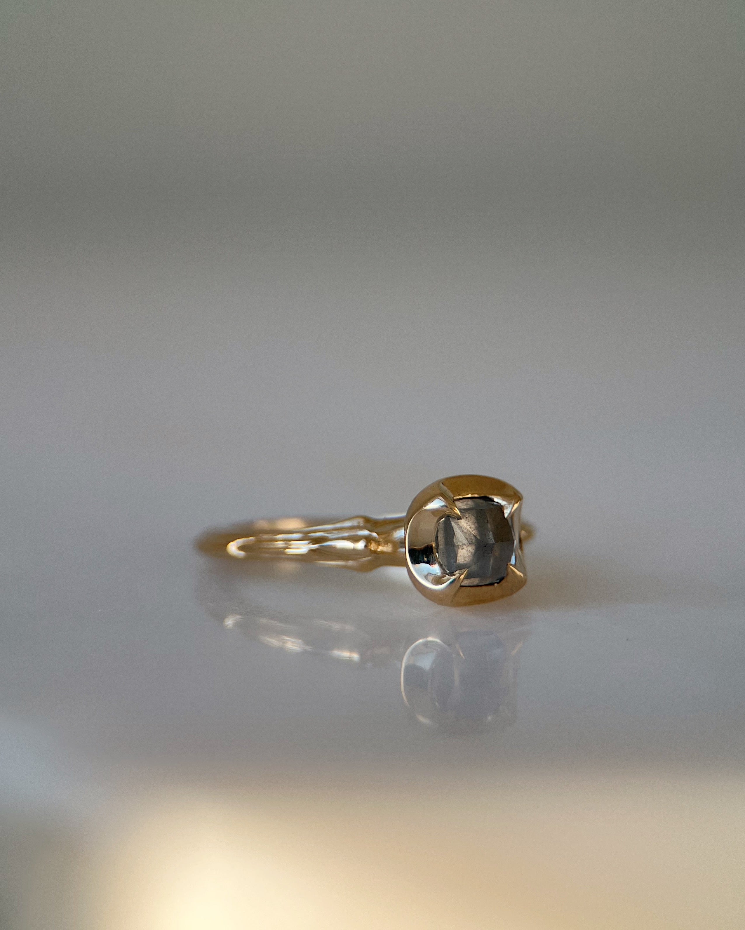 Still Life // 14ky + 1.03ct Diamond