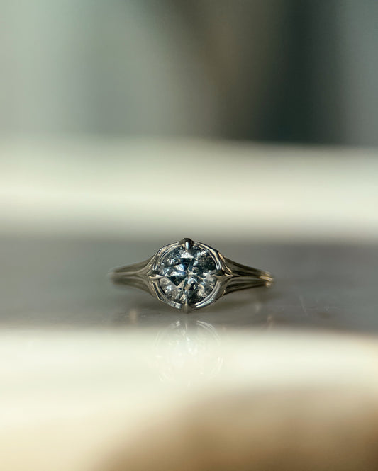 Rosette // One Of A Kind Ring // 14kw // 1.3ct Diamond