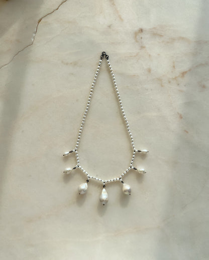 Rain // Fresh Water Baroque Pearl One Of A Kind // Necklace