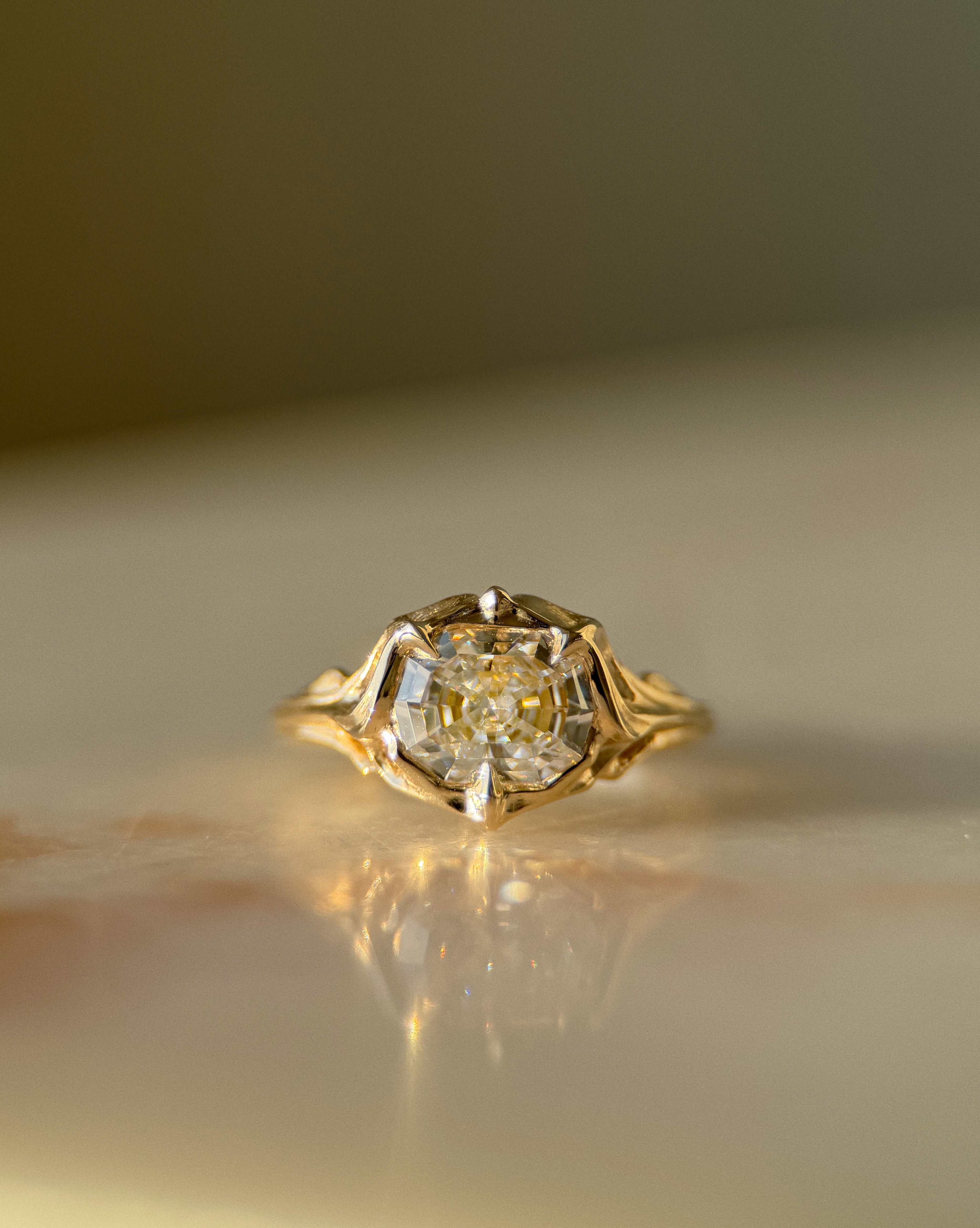 Briar Rose // 14ky + 1.98ct Diamond