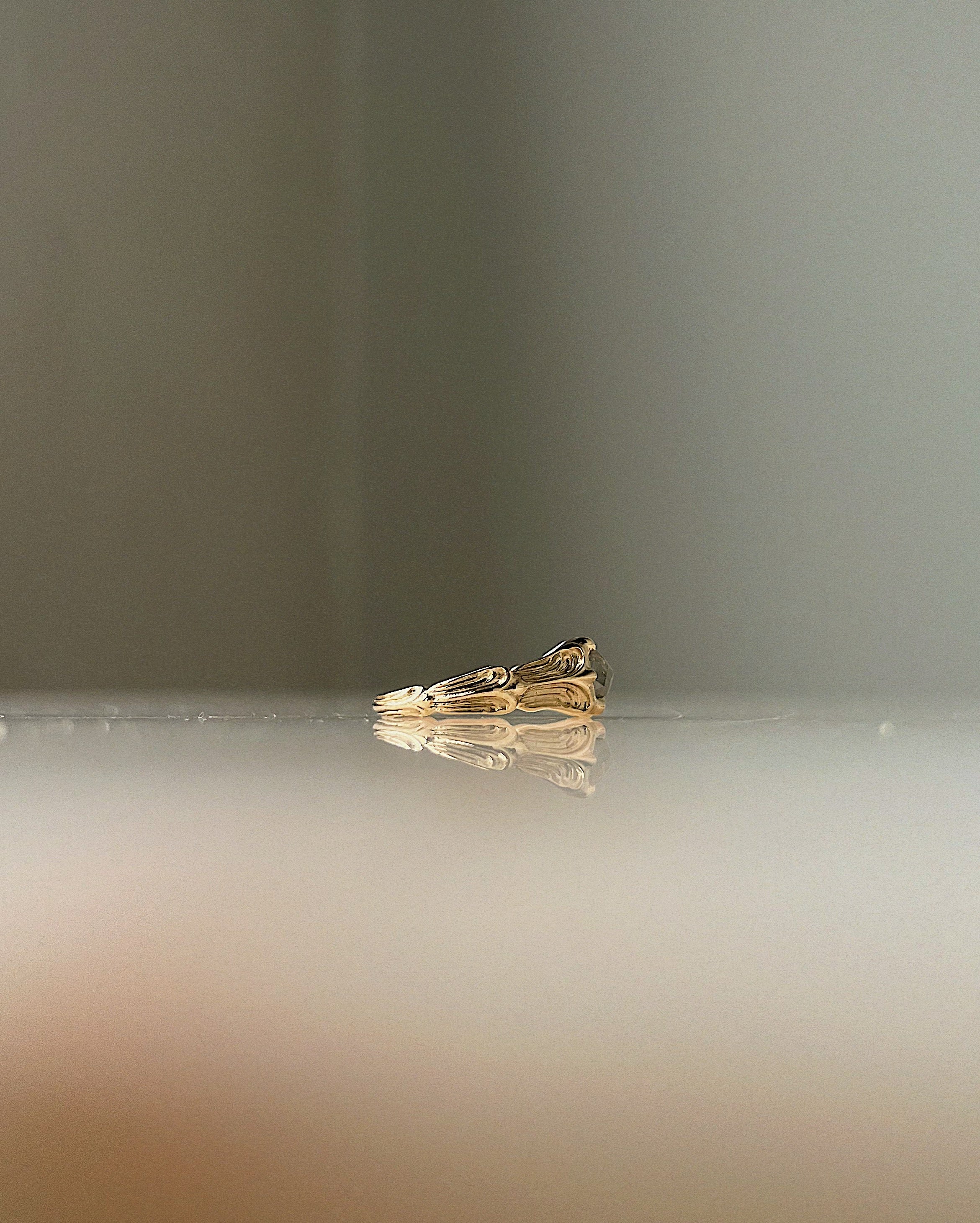 Pillars of the Heart VII // 14ky + 1.36ct Diamond