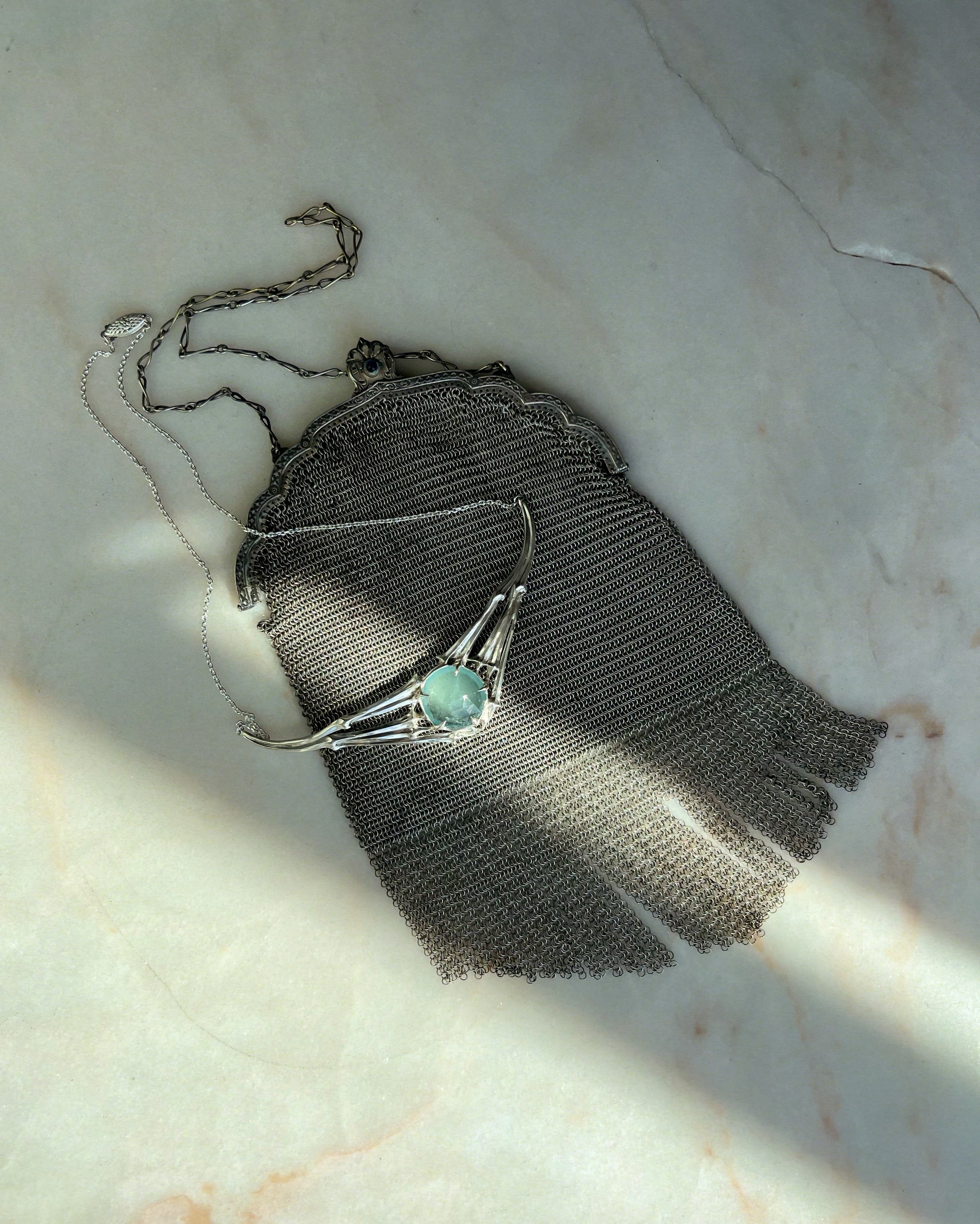 Rib Vault // Aquamarine Necklace