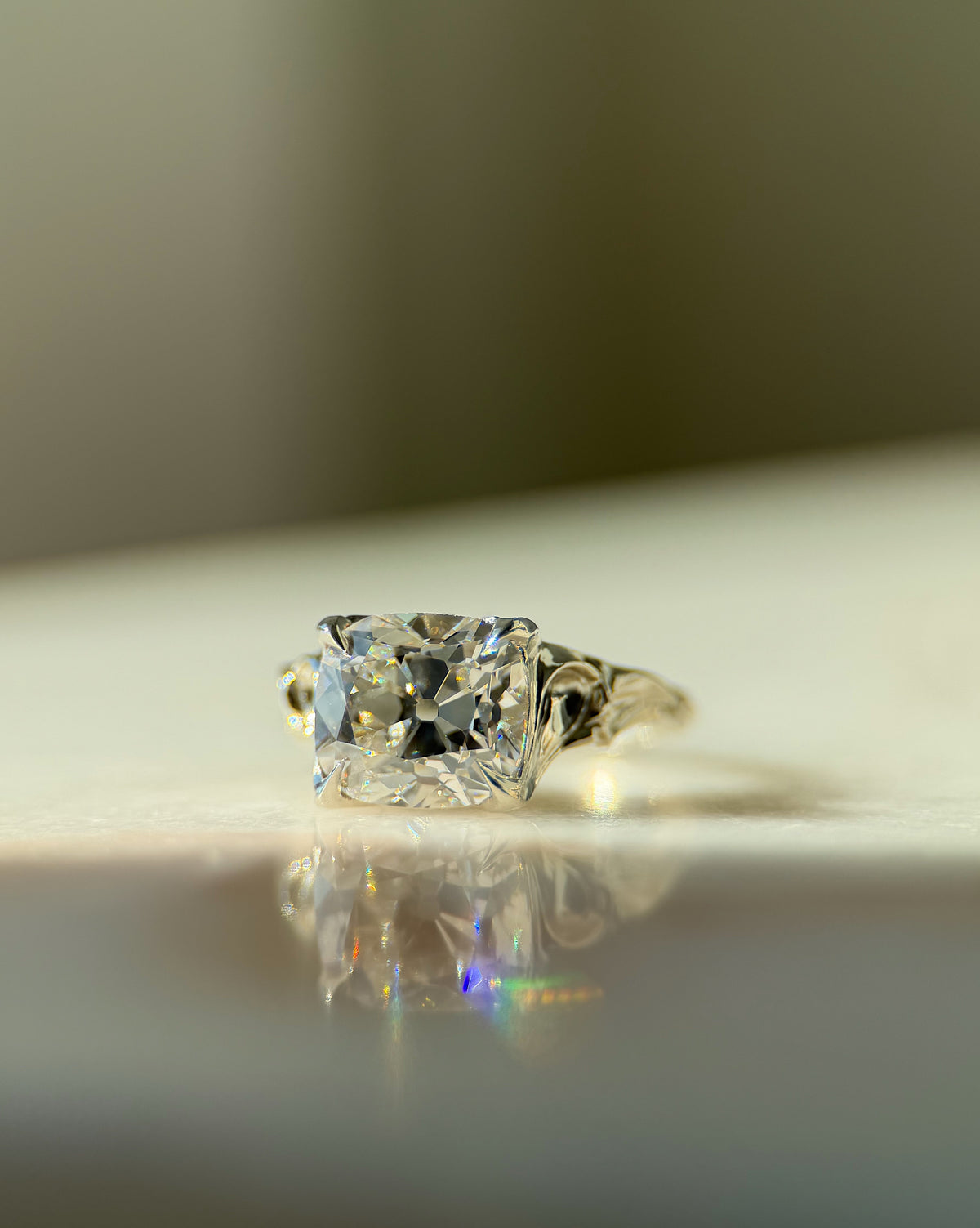 Rising Tide // 14kw + 4.08ct Diamond // 6.75