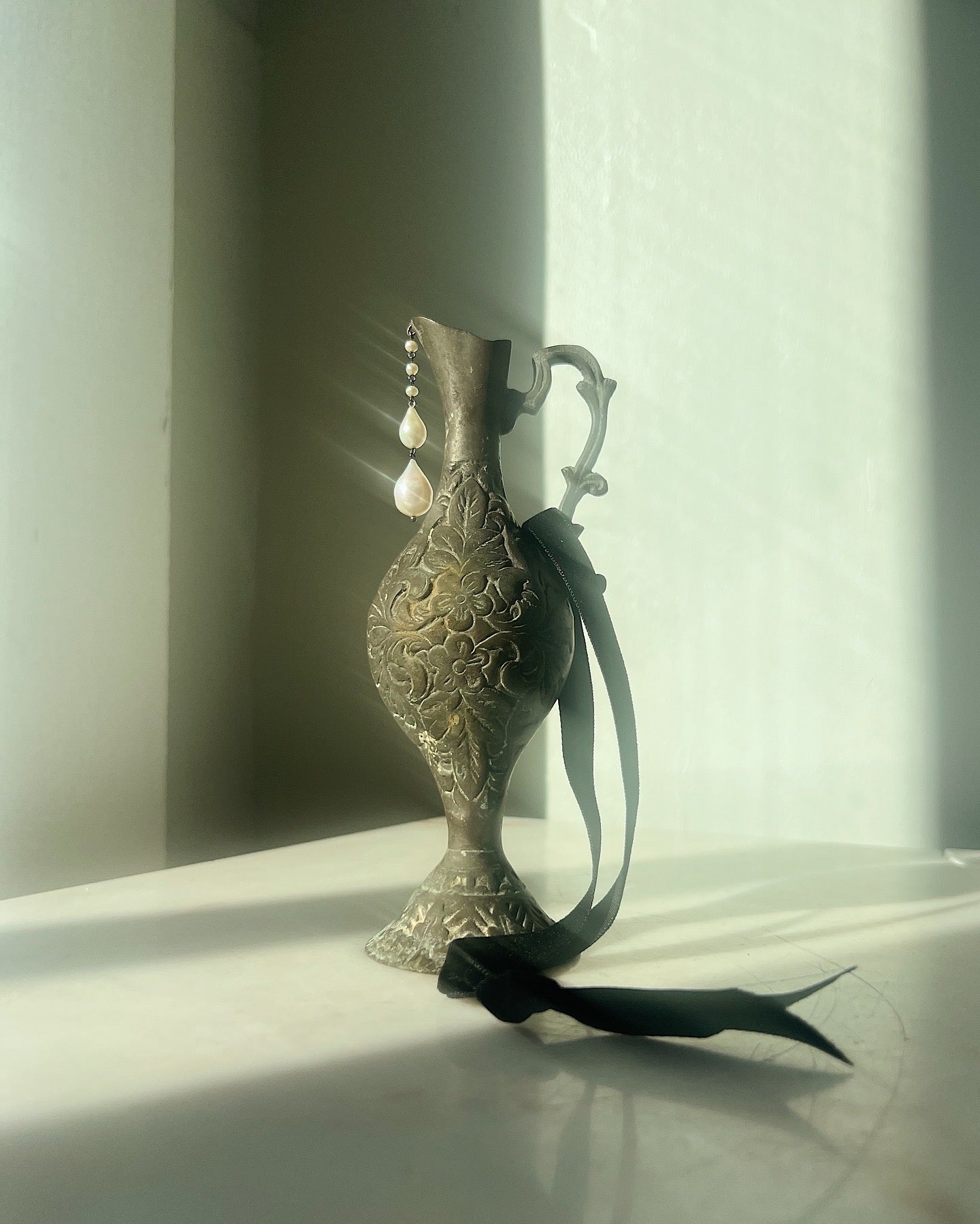 Empty Pitcher IV // Brass // House Ornament