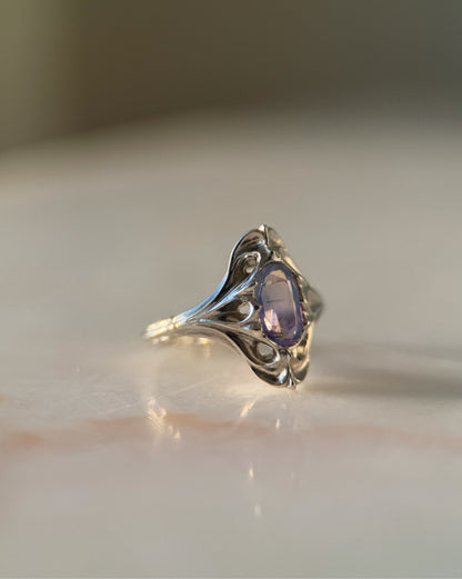 Navis // 14k White Gold + 1.54ct Sapphire // Ring