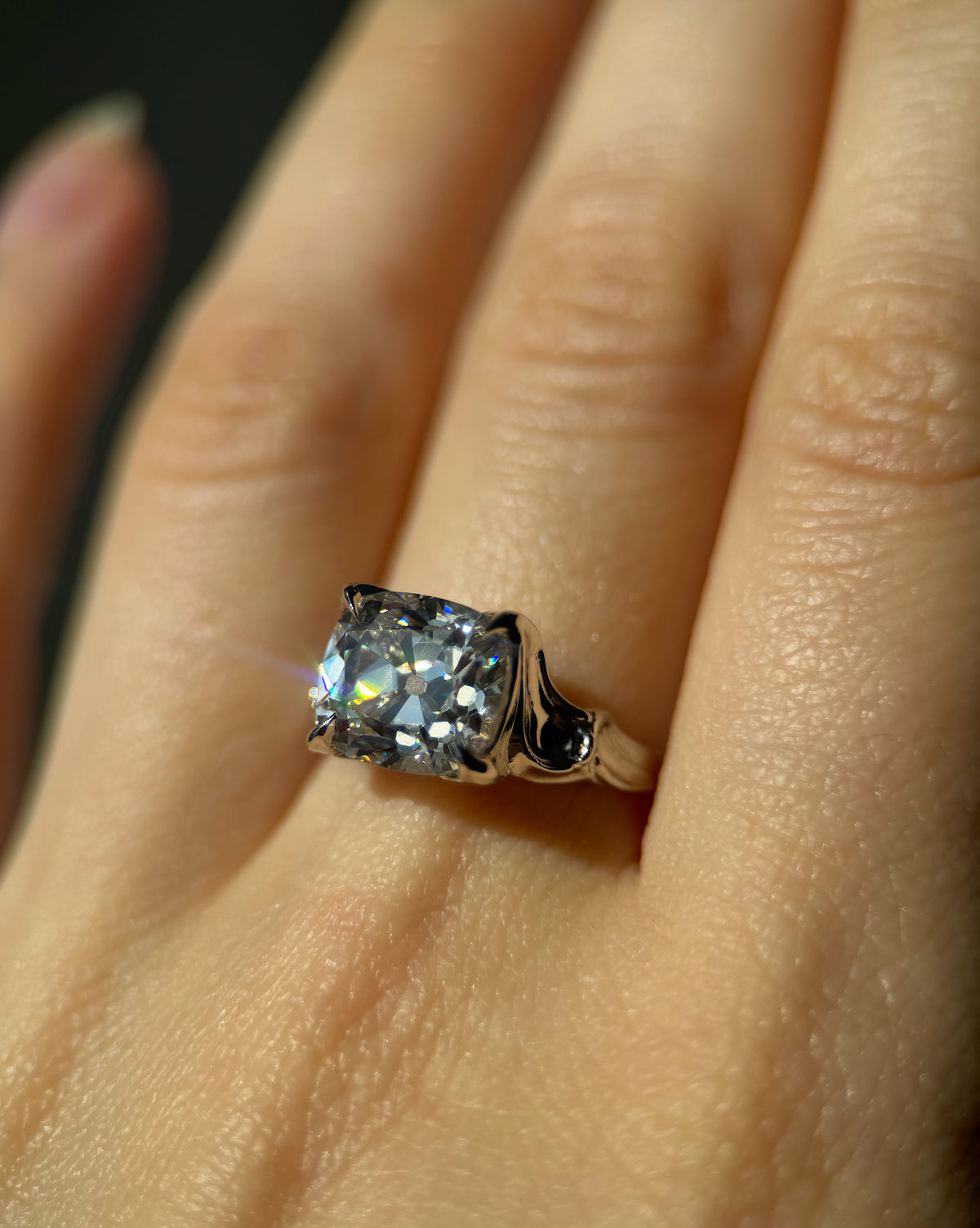 Rising Tide // 14kw + 4.08ct Diamond // 6.75