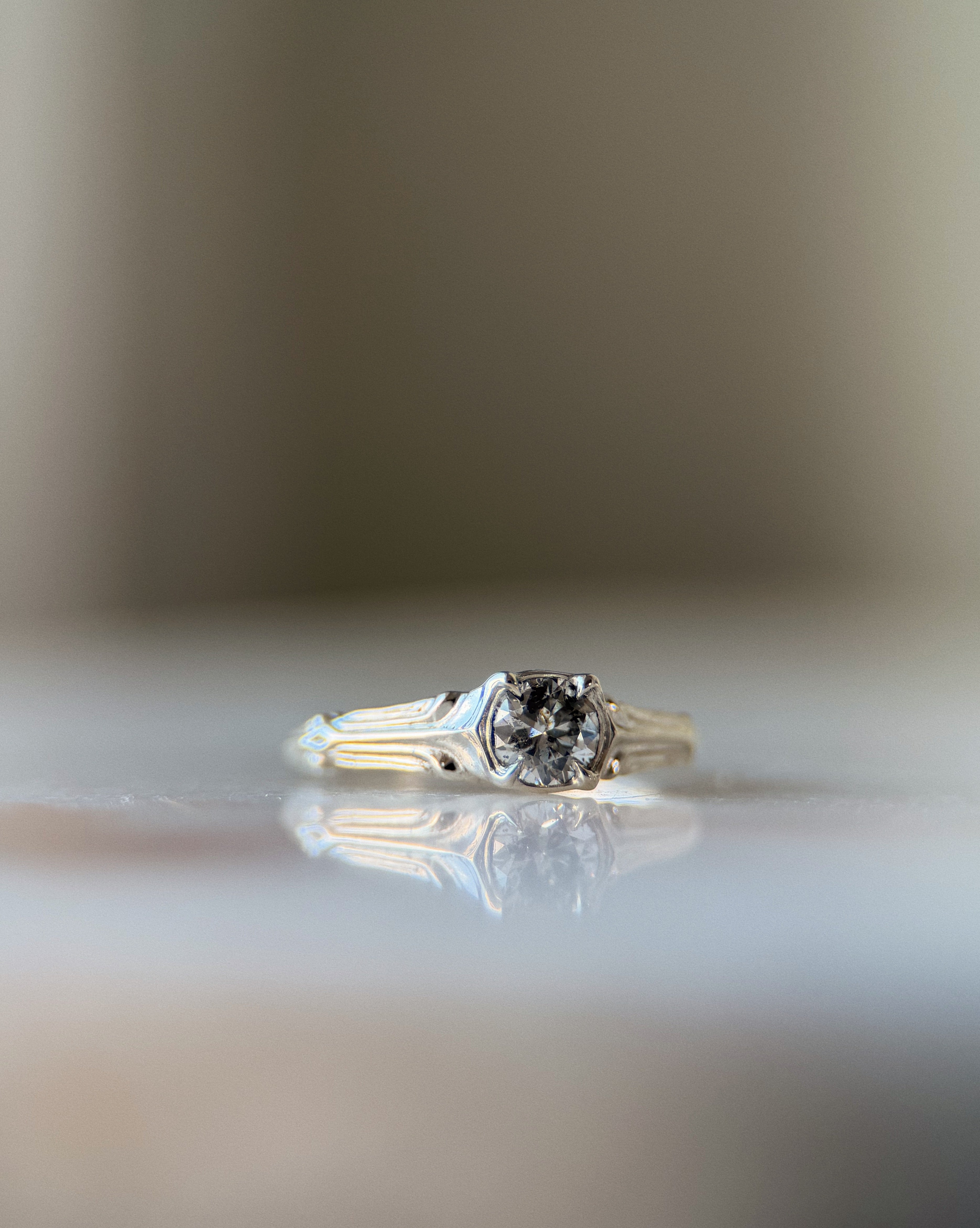 Pillars Pt II // 14kw Gold + 0.56ct Diamond // 6.5