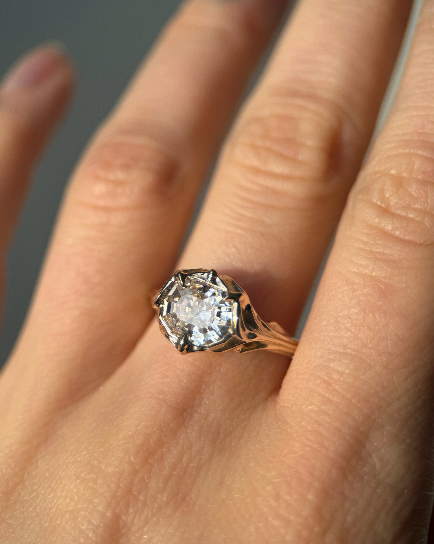 Briar Rose // One Of A Kind // 14ky // Lab Grown Diamond