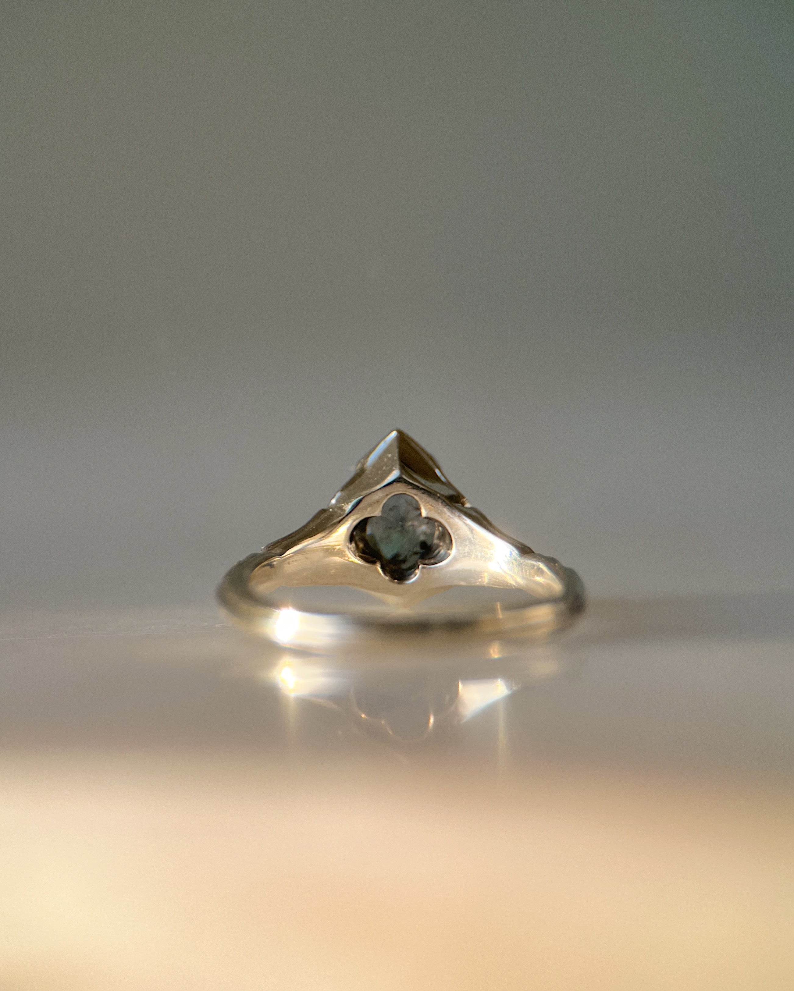 Fortress II // 14kw + 1.12ct Sapphire