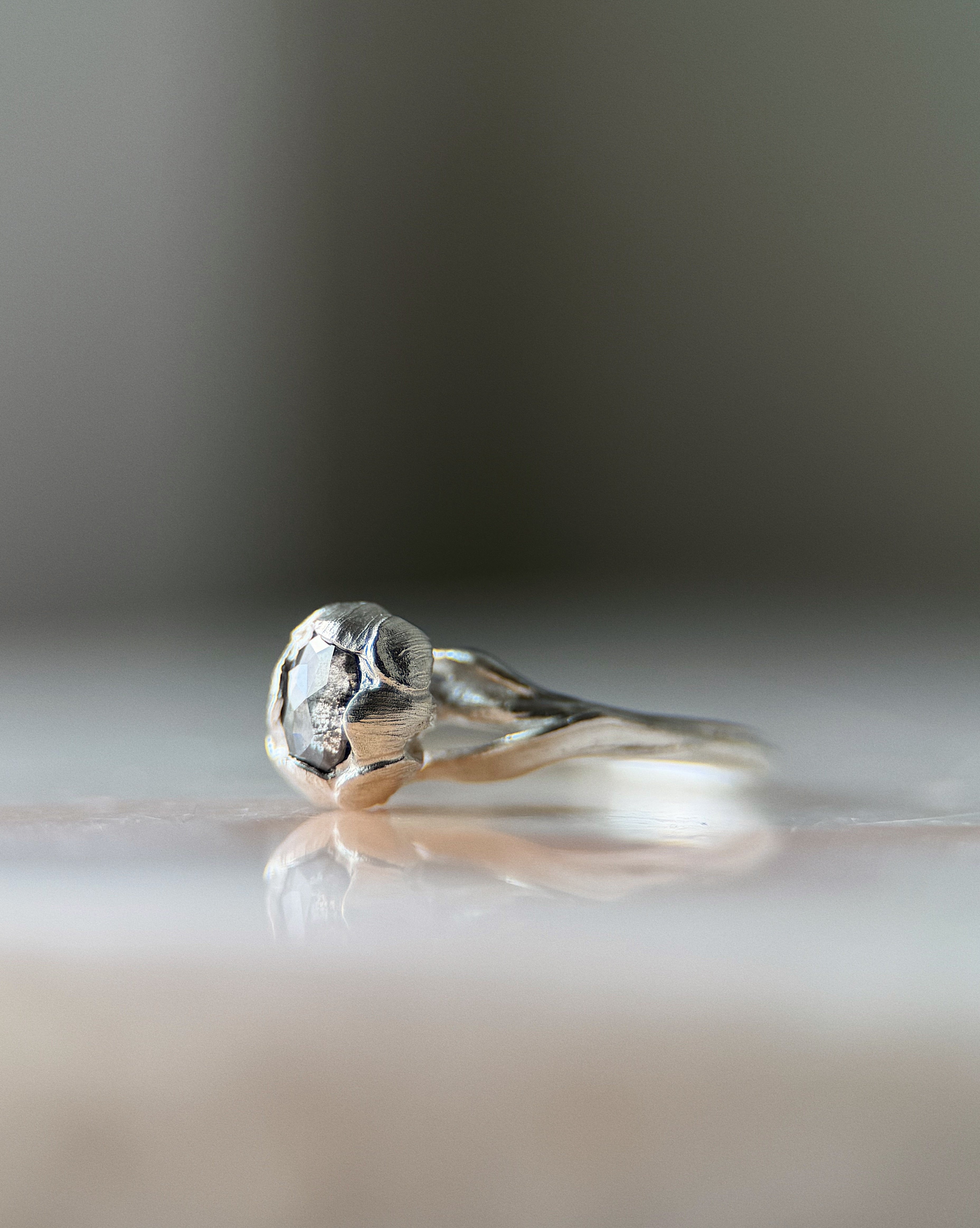 Natasha Pt I // Salt & Pepper Diamond // 6