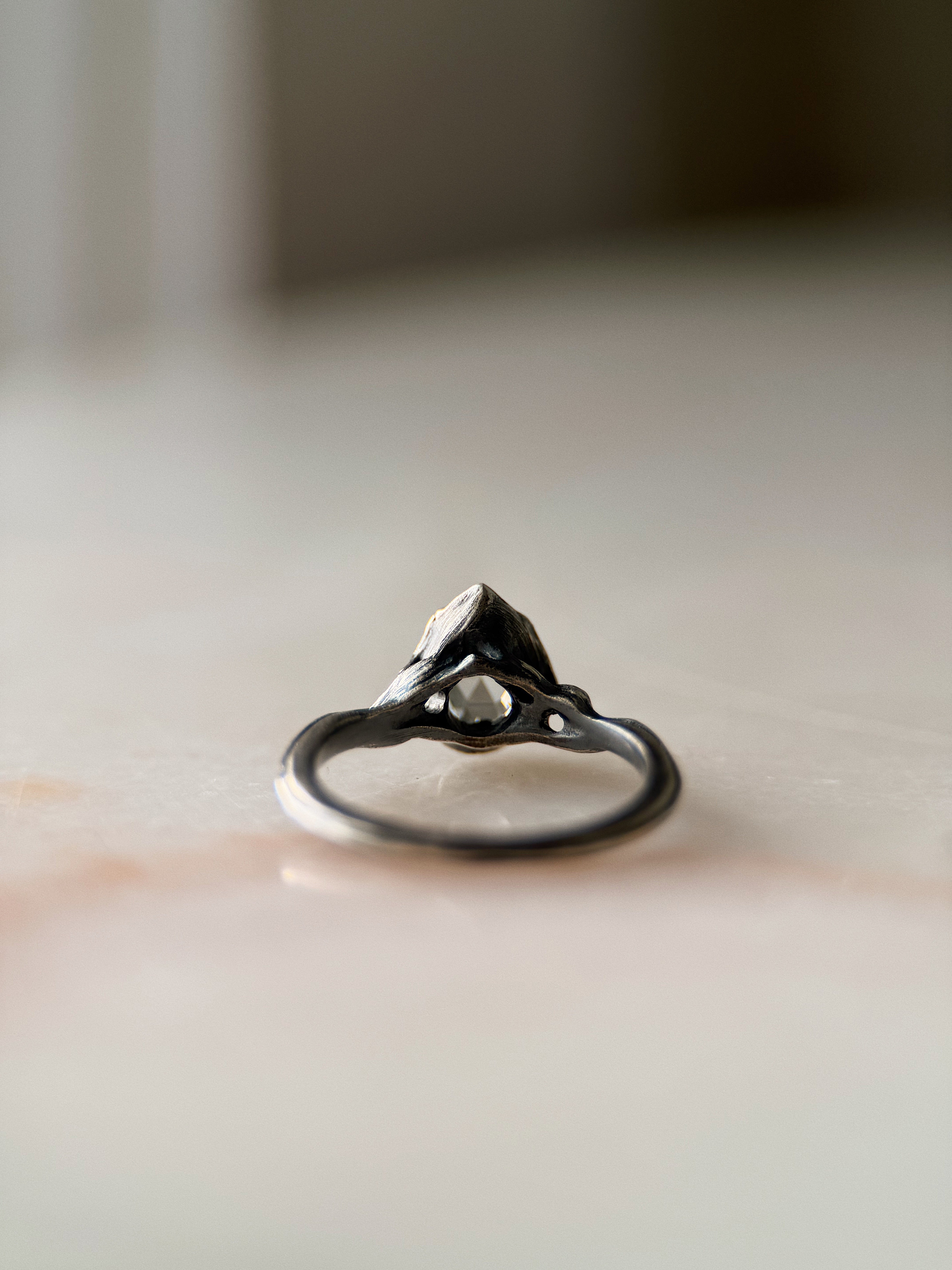 Pyre Pt II // 6x8mm Salt & Pepper Diamond // 6