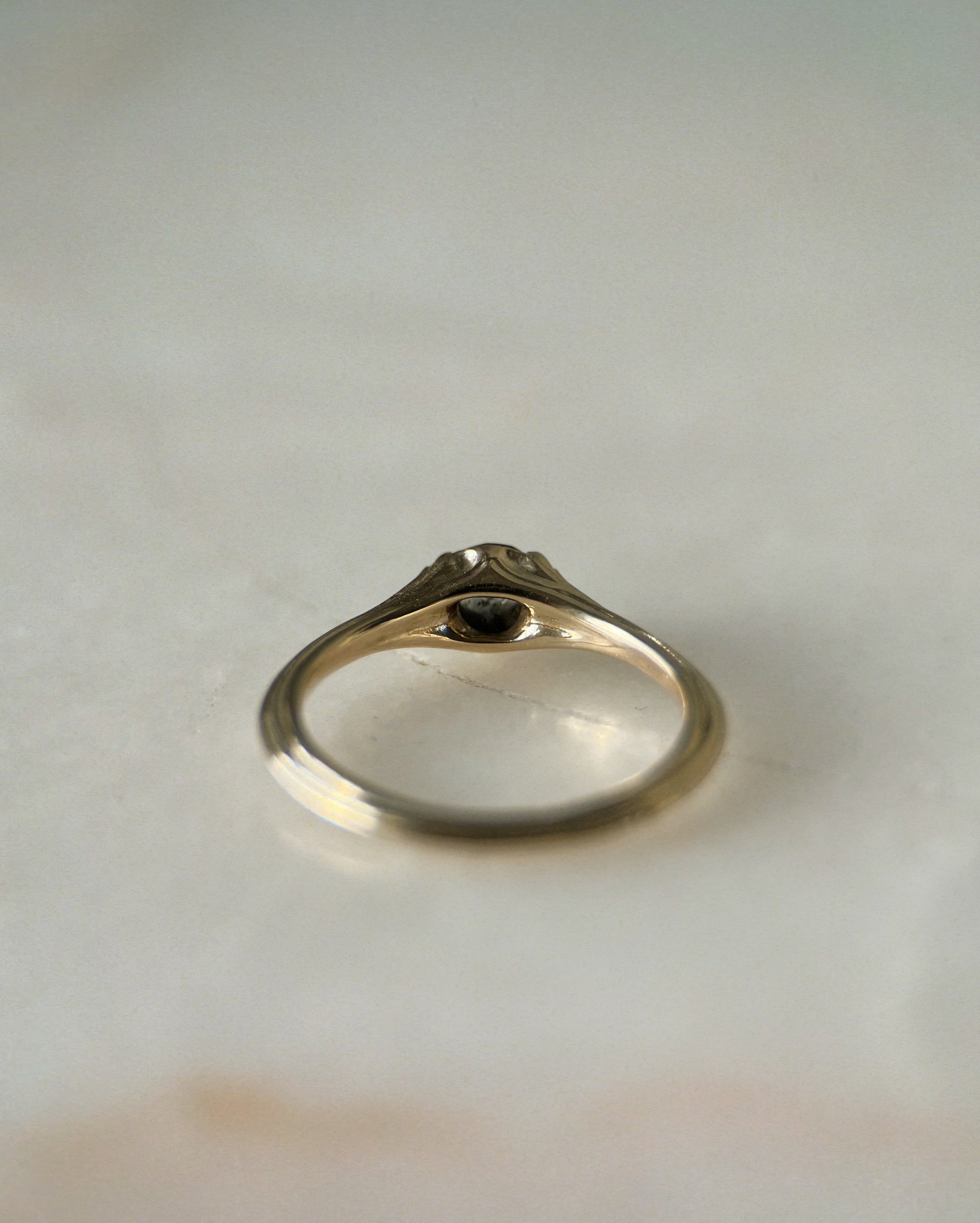 Reflecting Pool // 14ky + 0.52ct Diamond