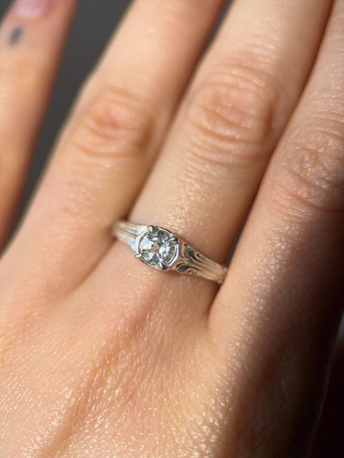 Pillars Pt II // 5mm White Topaz // 4.5