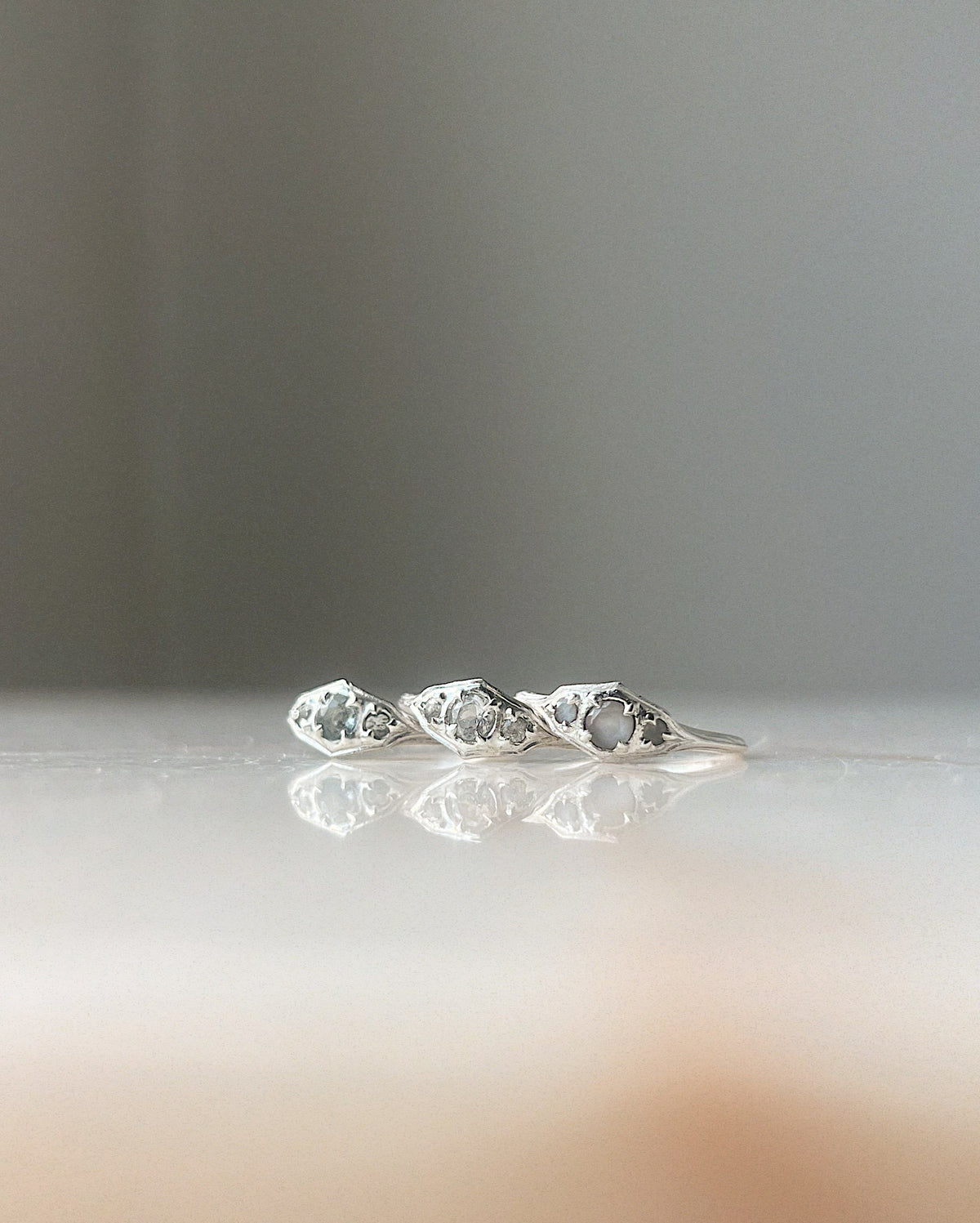 The Graces I // White Topaz // 4.5