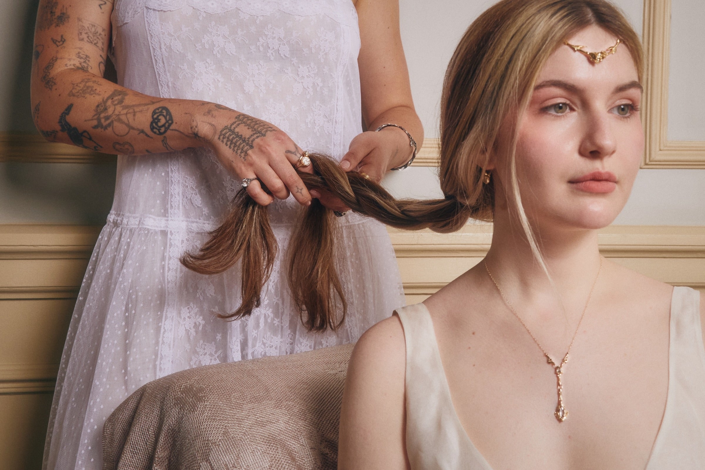 Daphne // 14ky Gold-Plated Diadem (RTS)