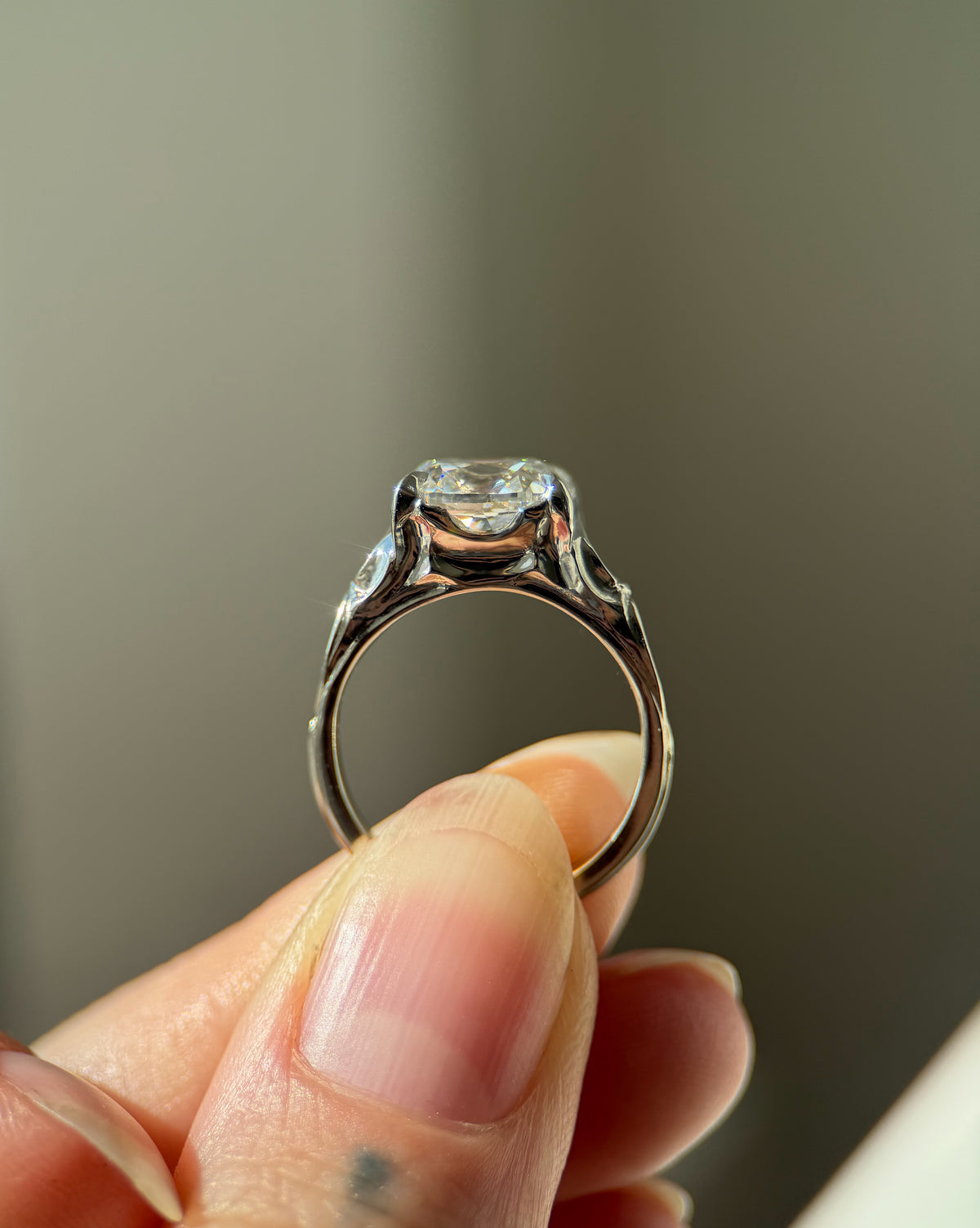 Rising Tide // 14kw + 4.08ct Diamond // 6.75