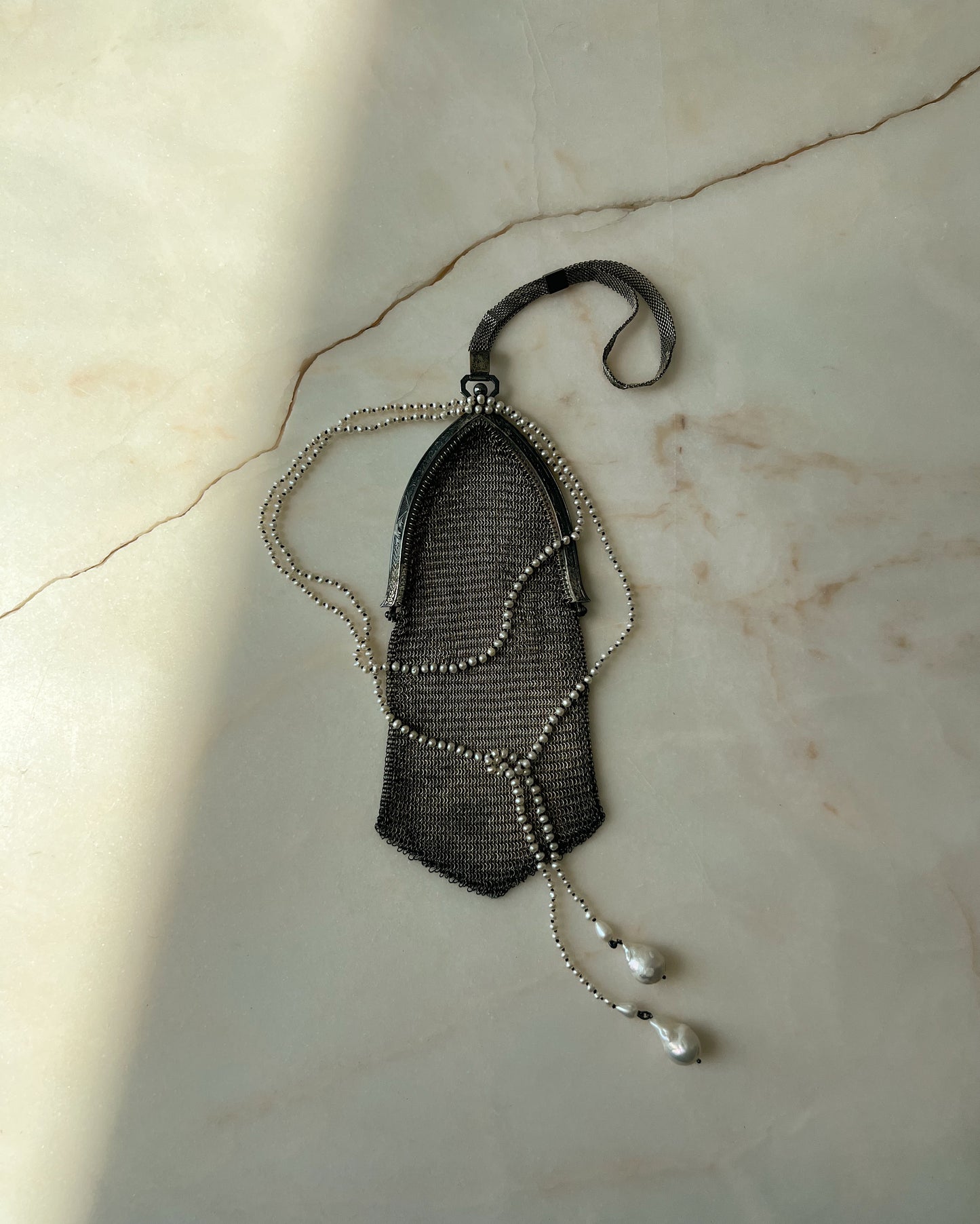 Lasso! // Fresh Water Baroque Pearl One Of A Kind // Necklace