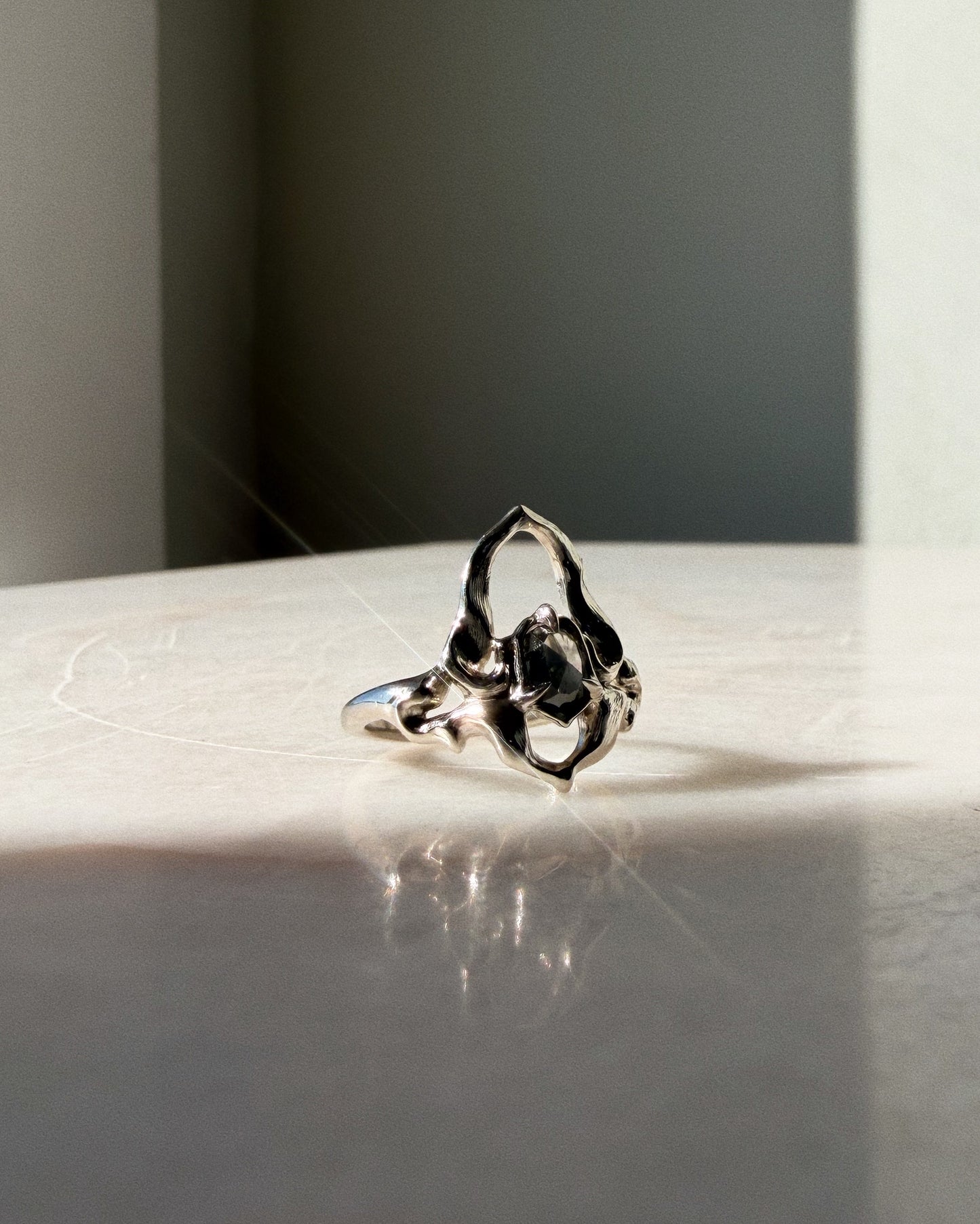 Scarab // One Of A Kind Ring // 14kw // 0.67ct Diamond