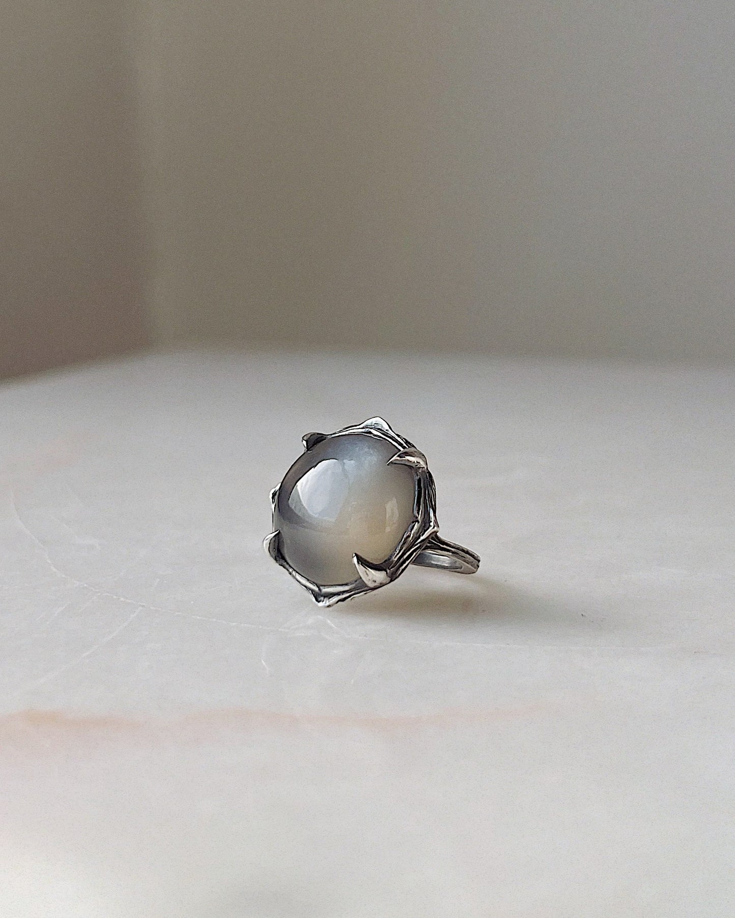 The Vault // Grey Moonstone // Ring