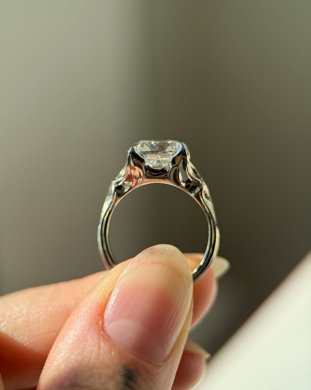 Rising Tide // 14kw + 4.08ct Diamond // 6.75
